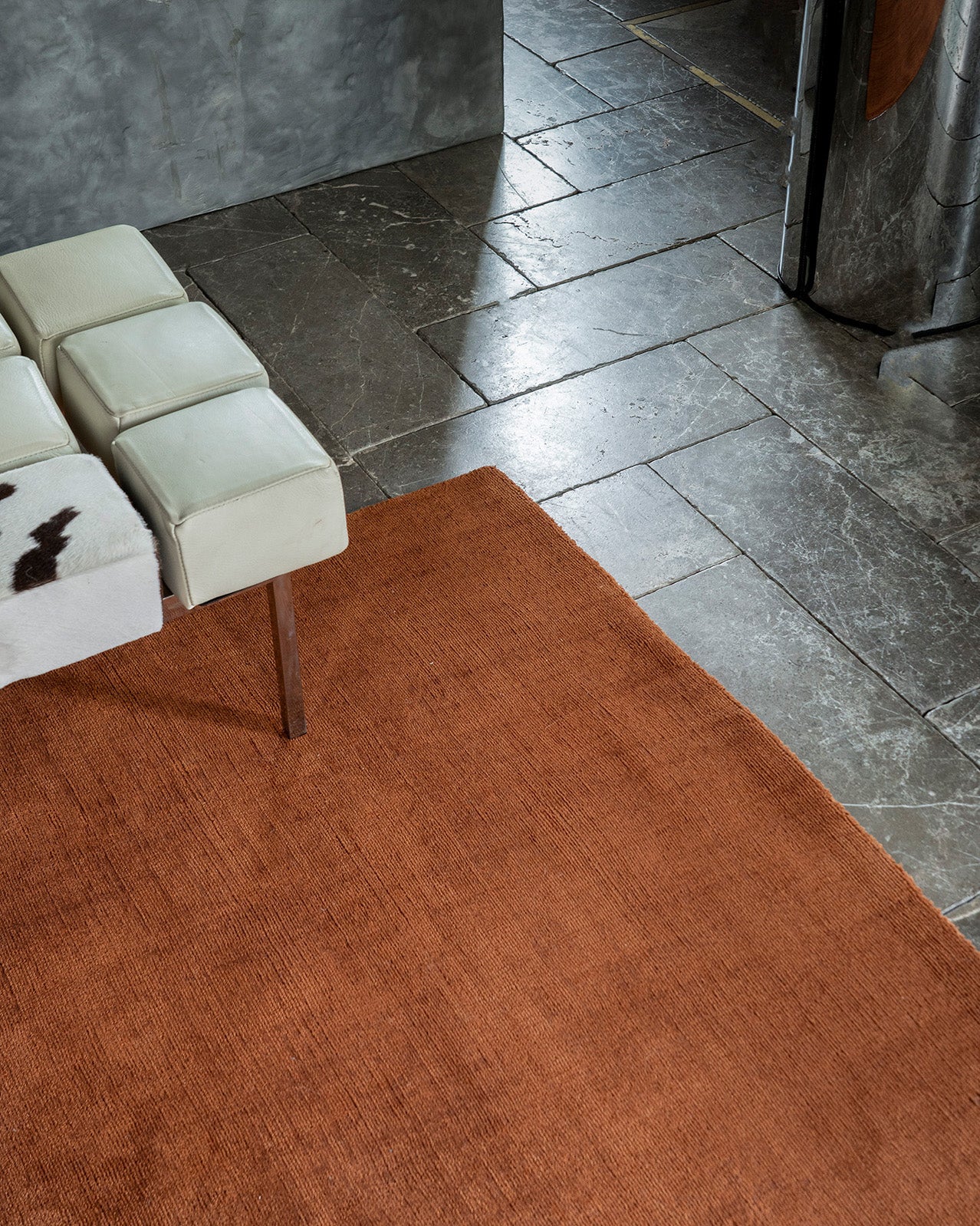 Lupe Terracotta Handwoven Rug - Image 3