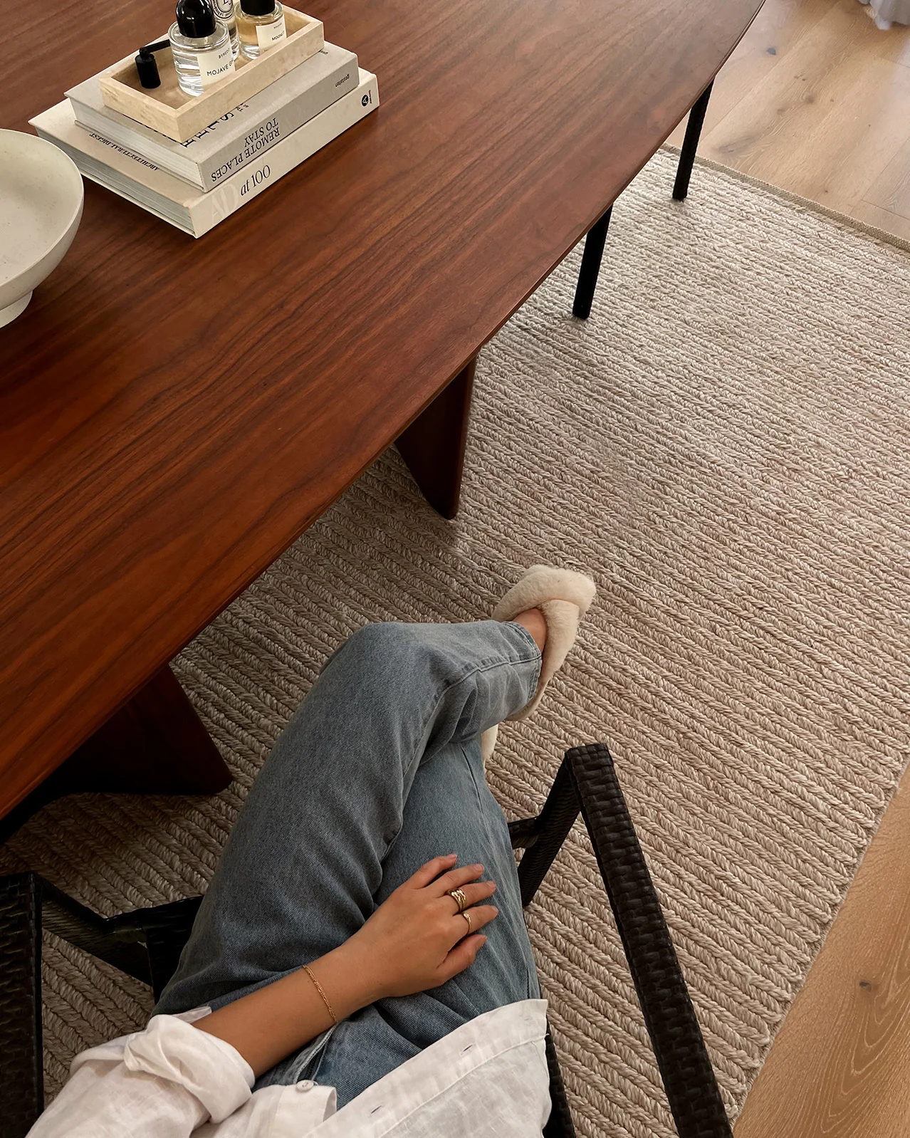 Mabel Cream and Beige Braided Rug - Image 3