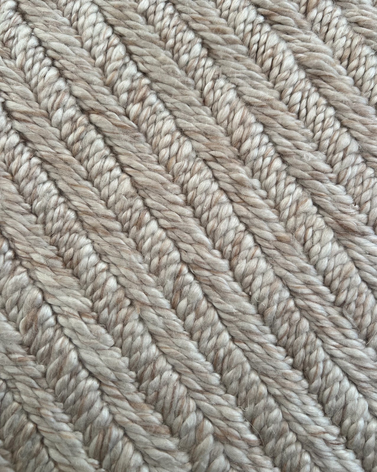 Mabel Cream and Beige Braided Rug - Image 5