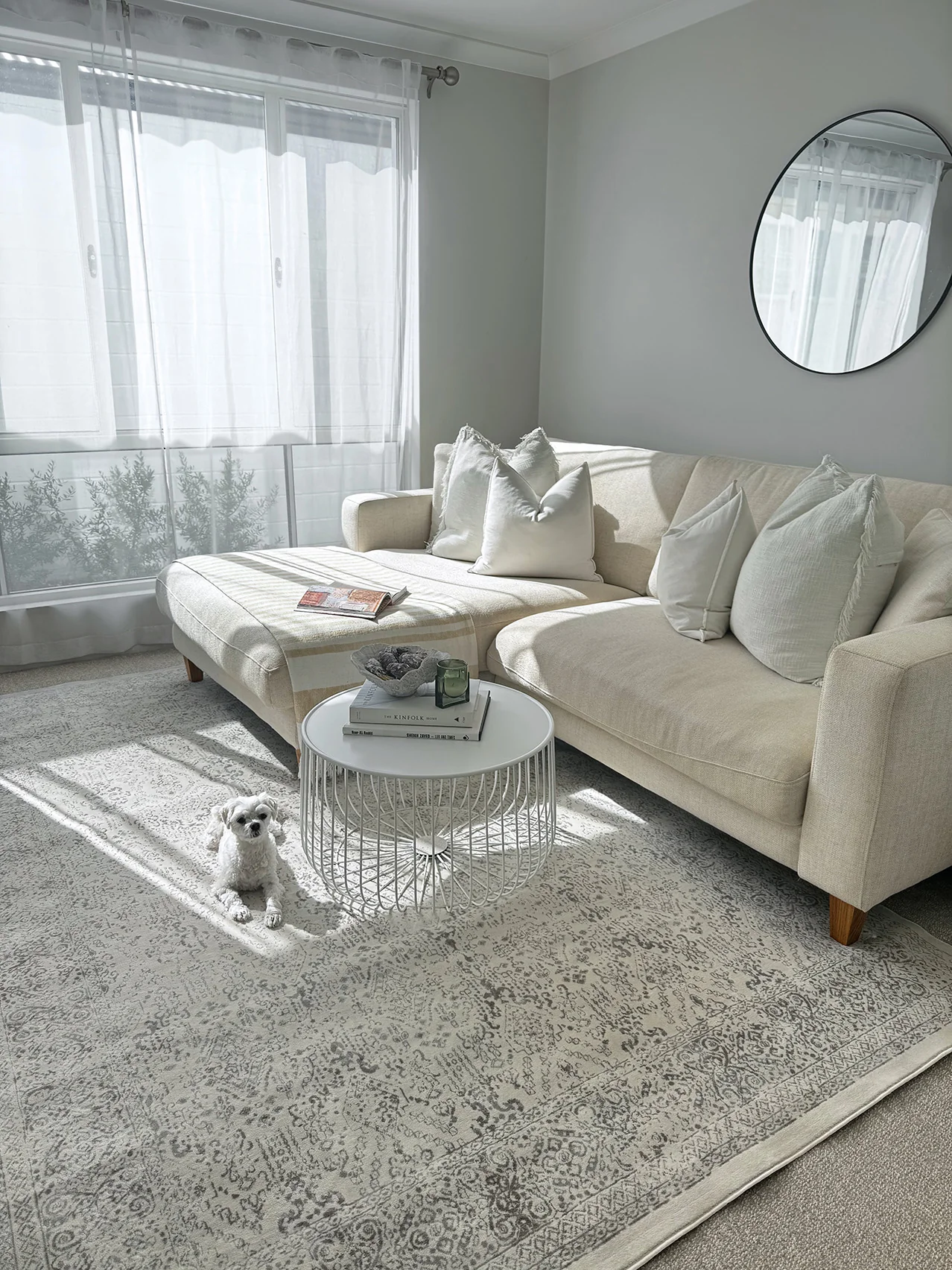 Madison Ivory And Grey Traditional Distressed Rug - Image 13