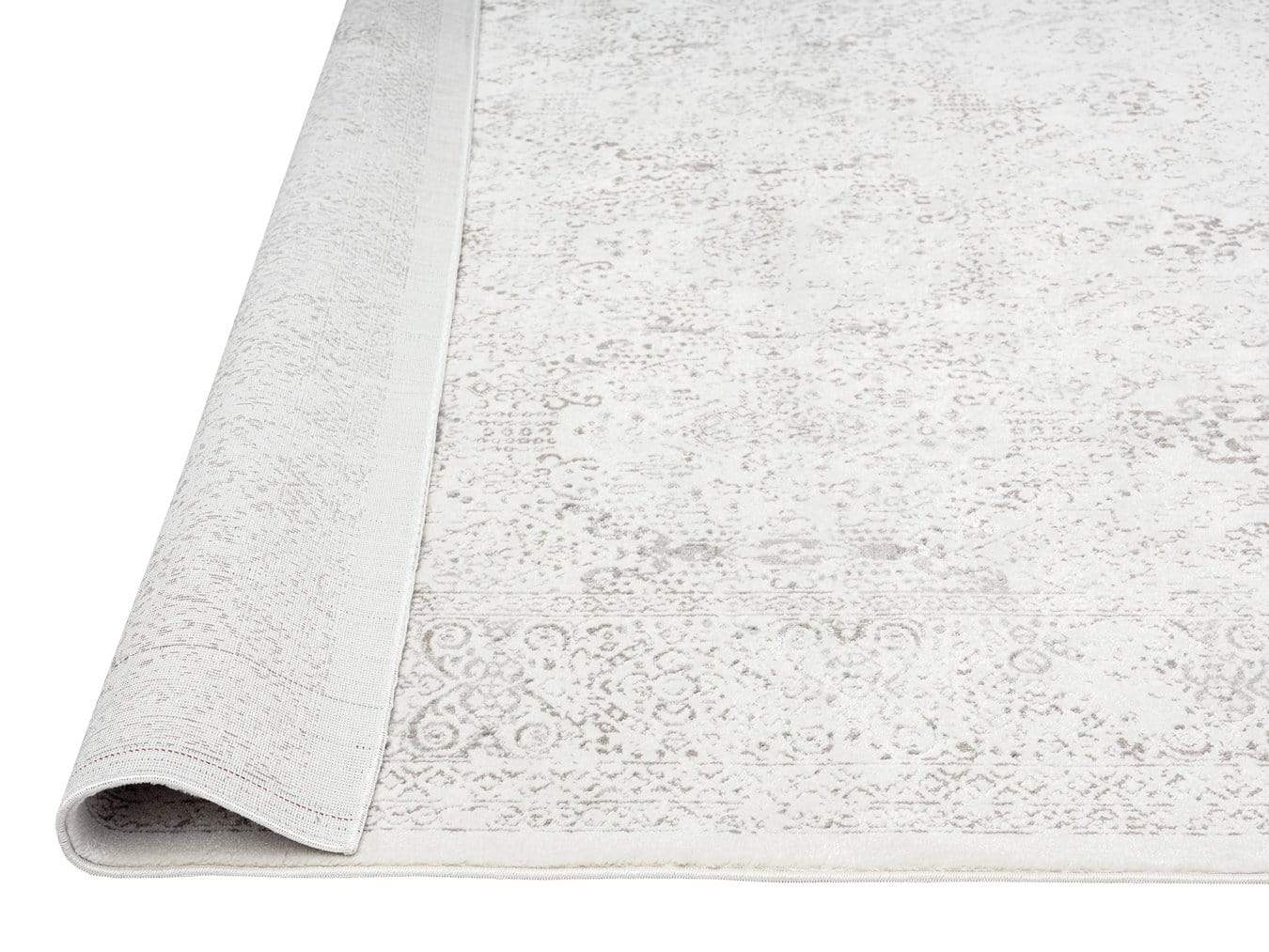 Madison Ivory And Grey Traditional Distressed Runner Rug - Image 8