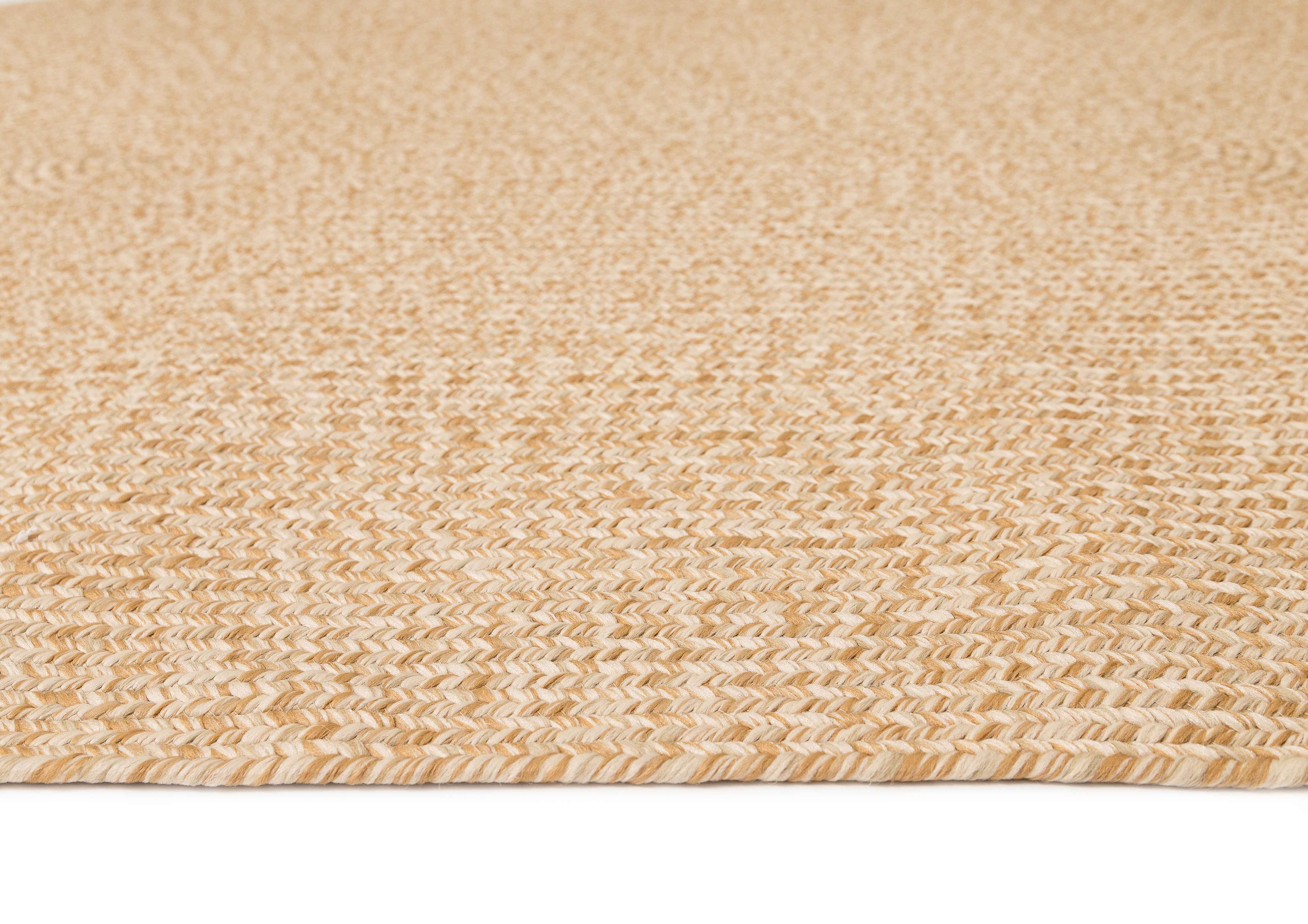 Malia Beige Braided Flatweave Indoor Outdoor Oval Rug - Image 10
