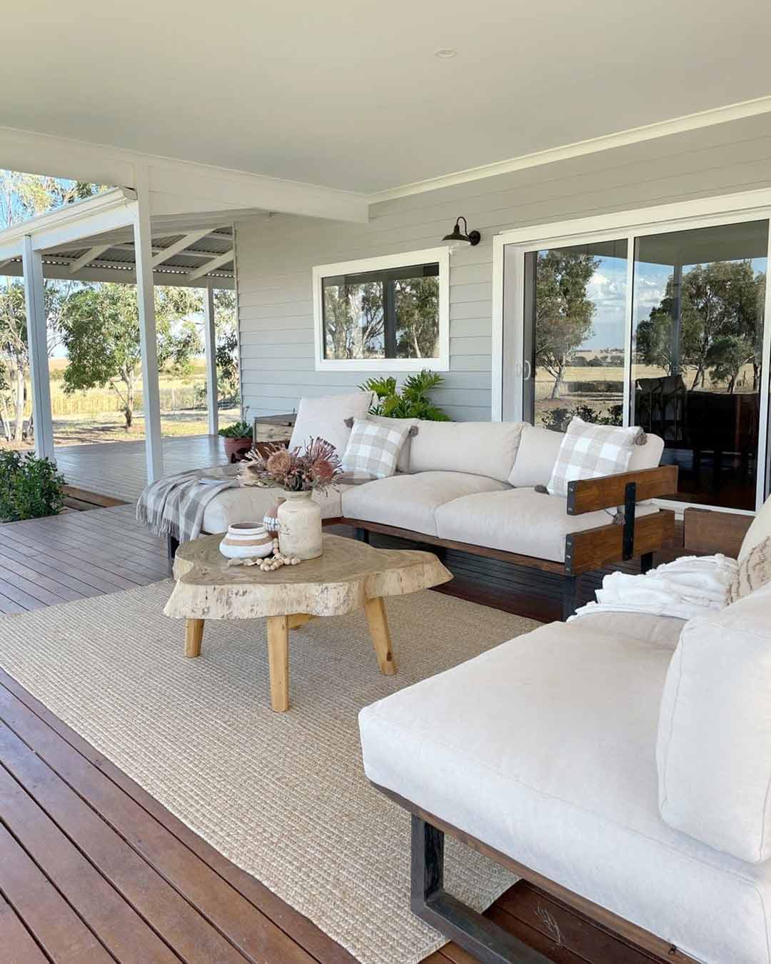 Malia Beige Braided Flatweave Indoor Outdoor Rug - Image 2