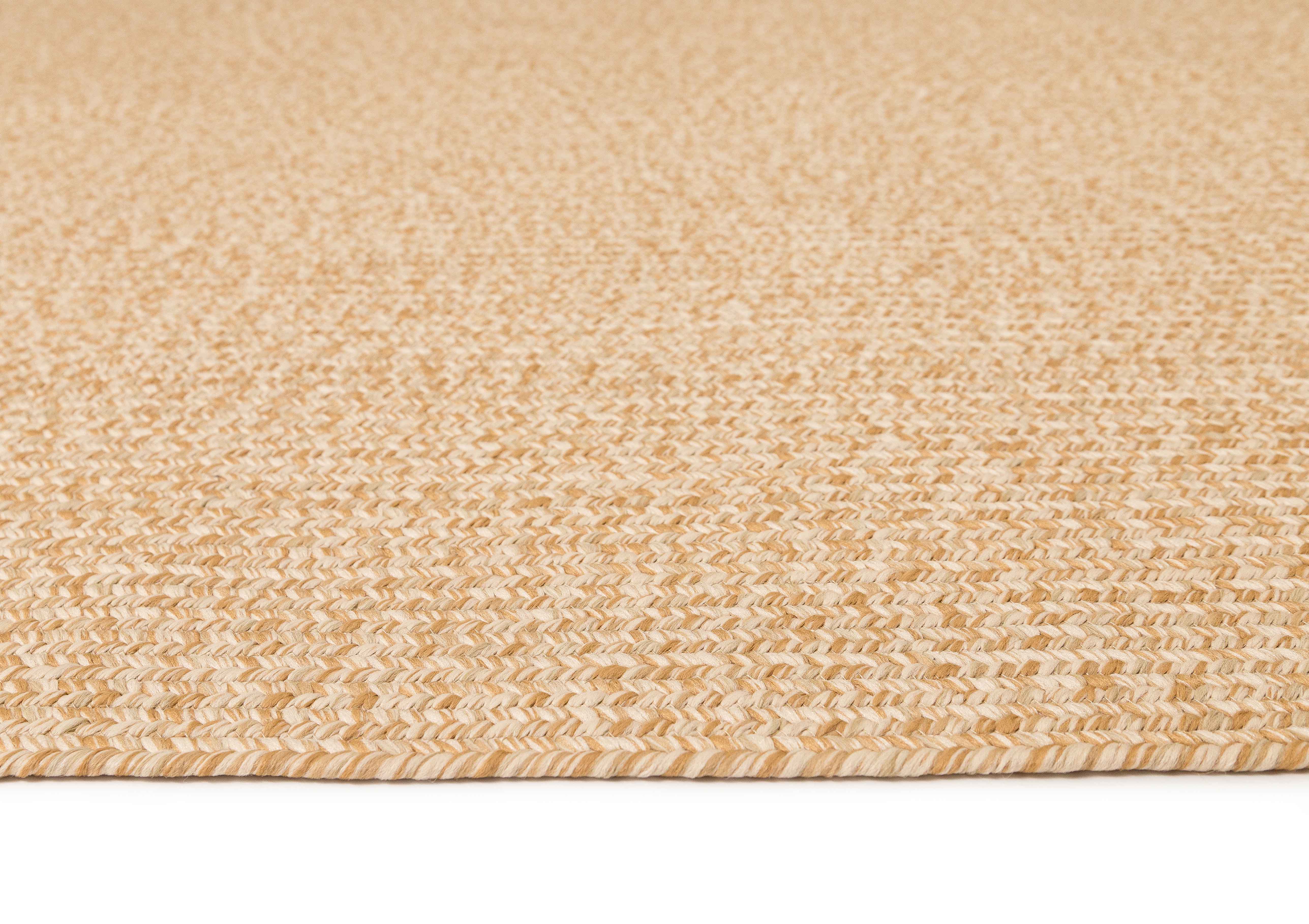 Malia Beige Braided Flatweave Indoor Outdoor Rug - Image 7