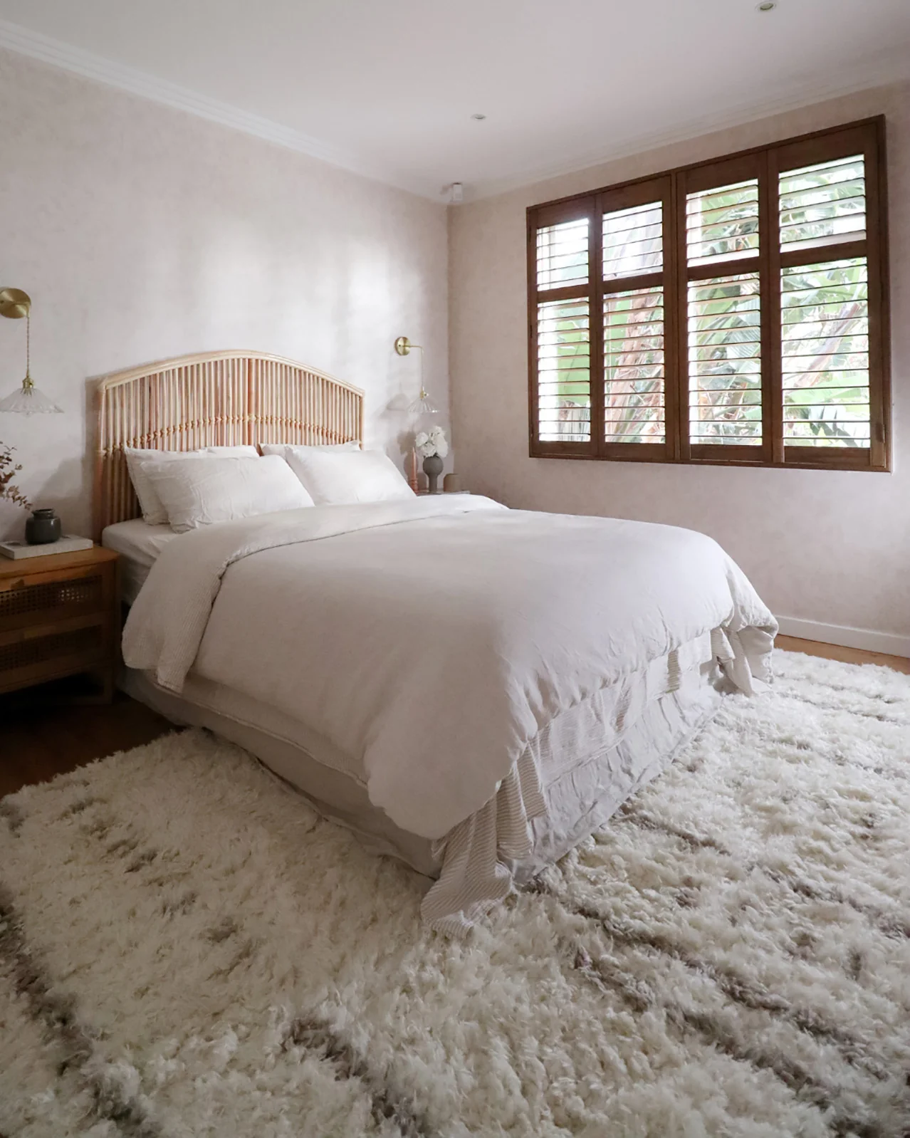 Mandisa Cream & Beige Tribal Shag Rug - Image 2