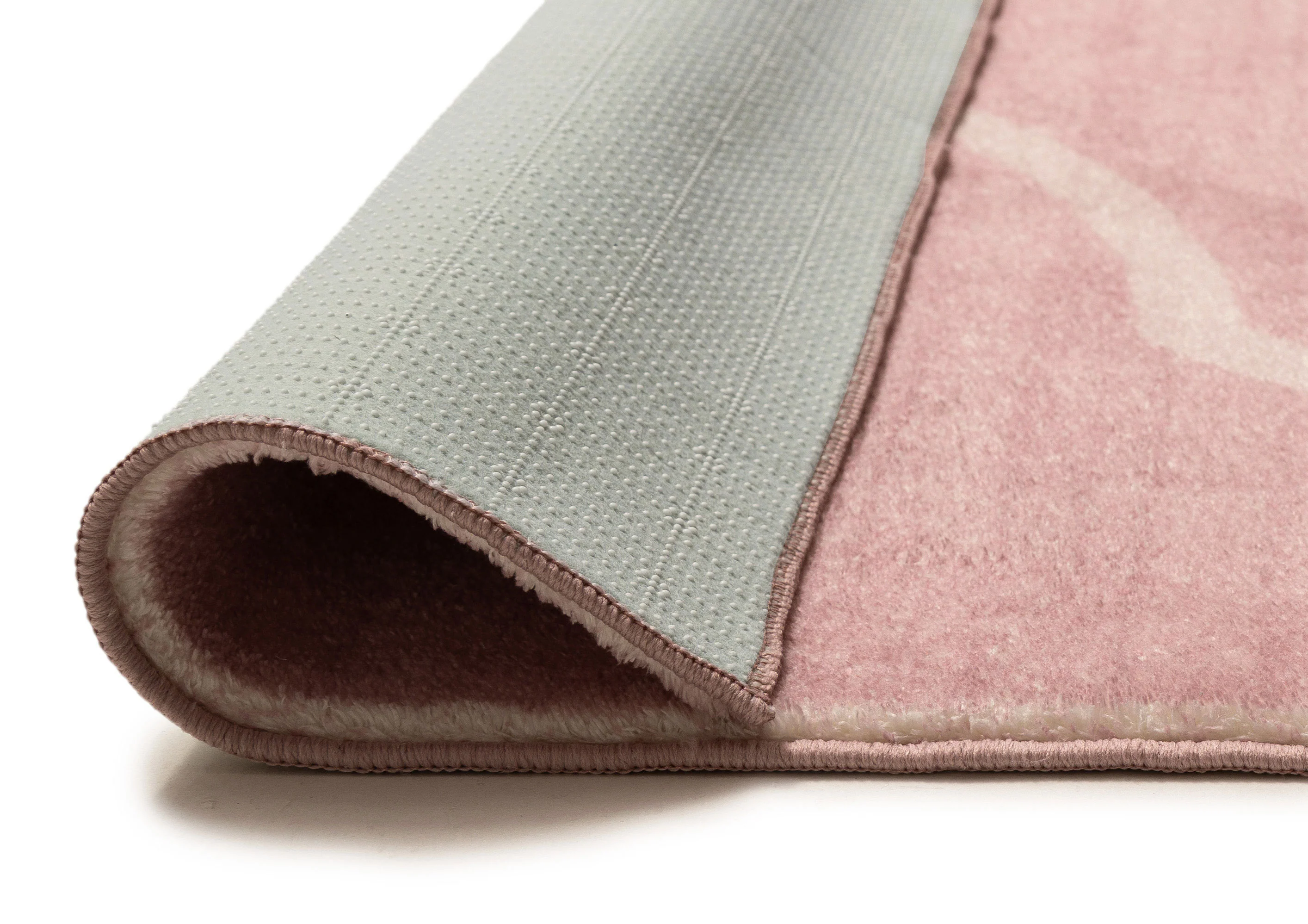 Manuela Pink Hand Drawn Washable Rug - Image 7