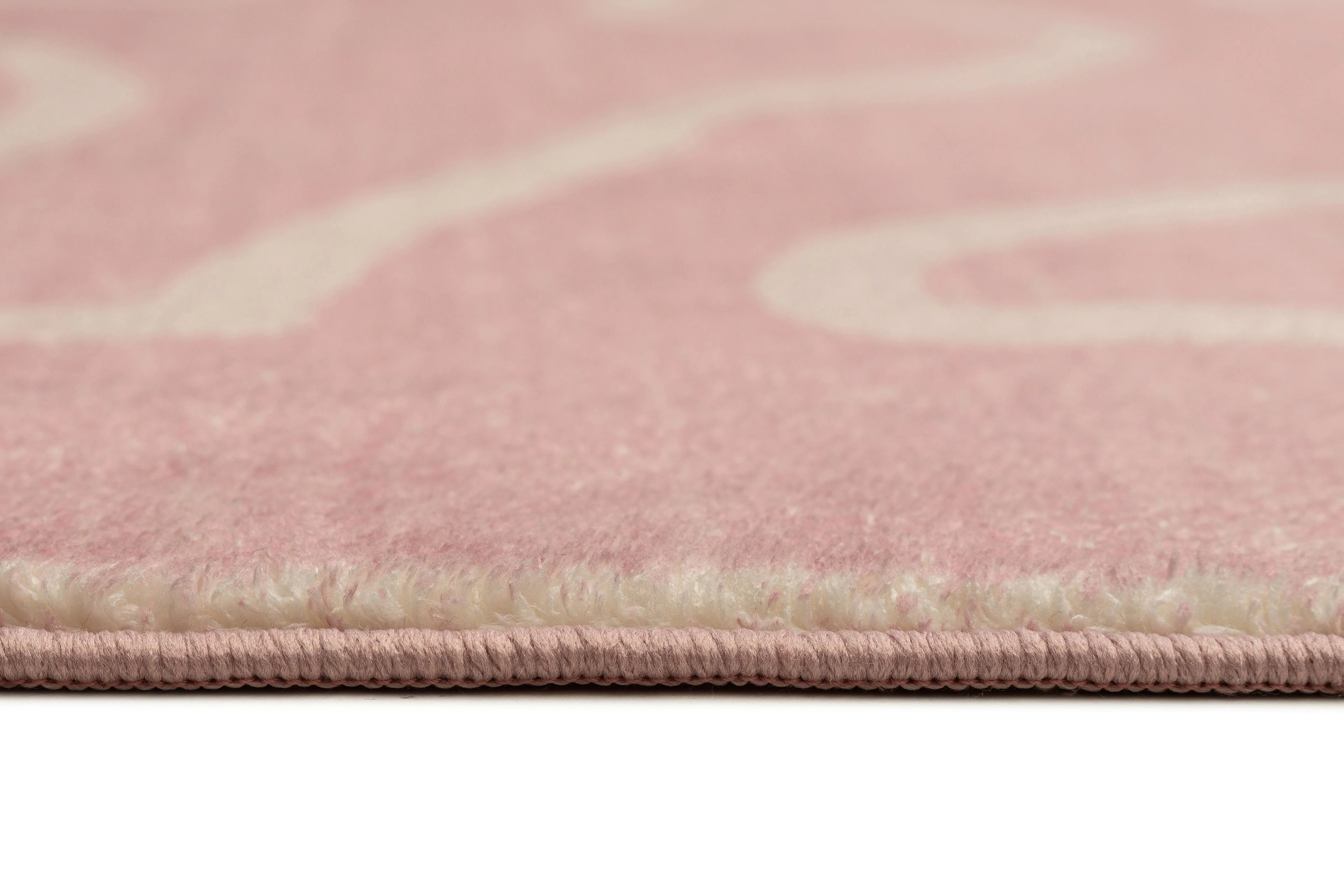 Manuela Pink Hand Drawn Washable Rug - Image 9
