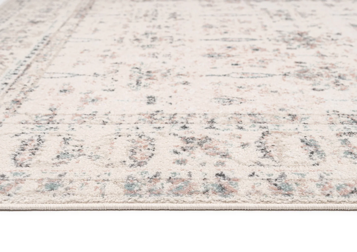Maplewood Cream and Pink Traditional Rug - Image 6