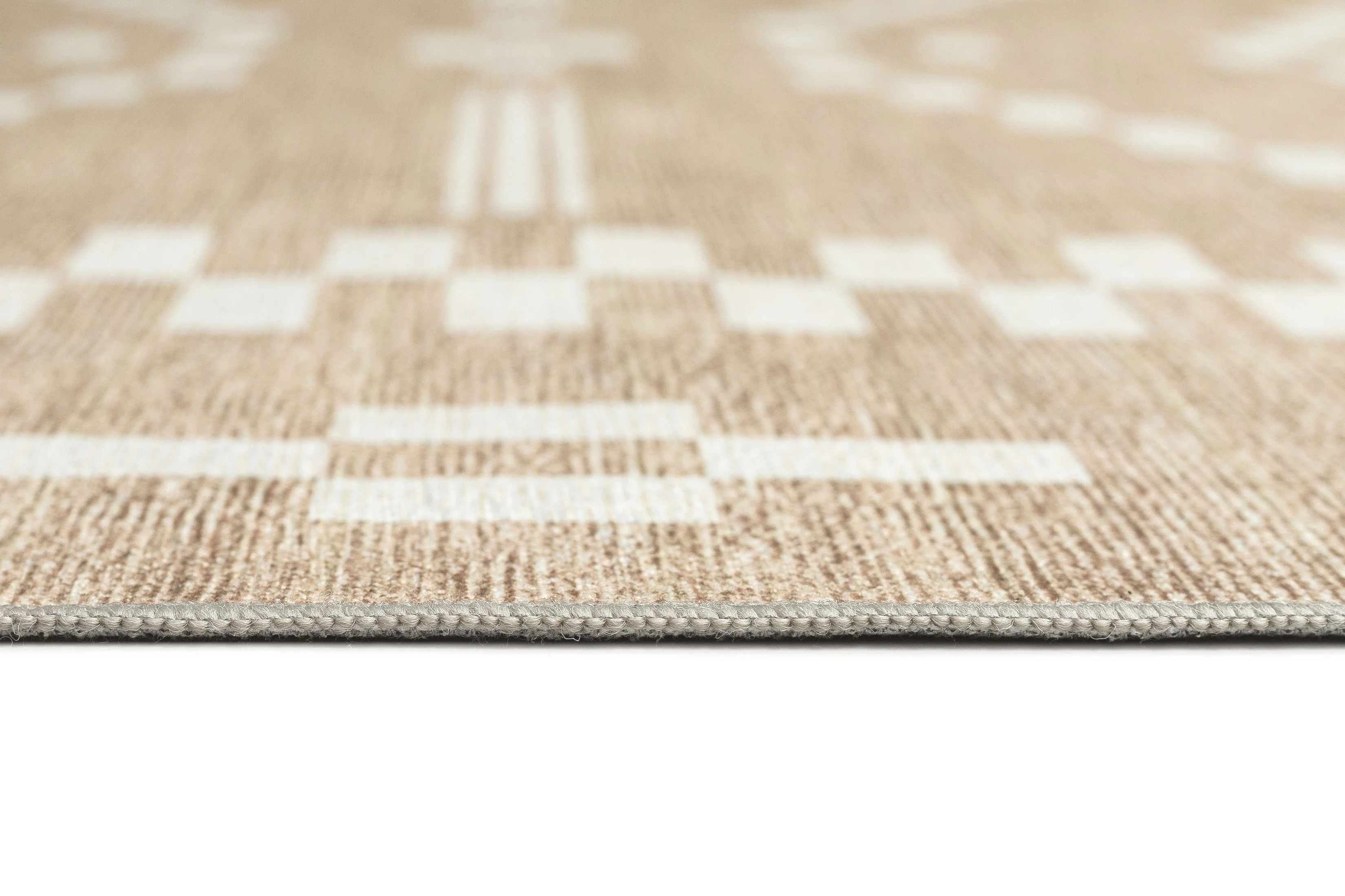 Marga Beige Ivory Indoor Outdoor Washable Rug - Image 9