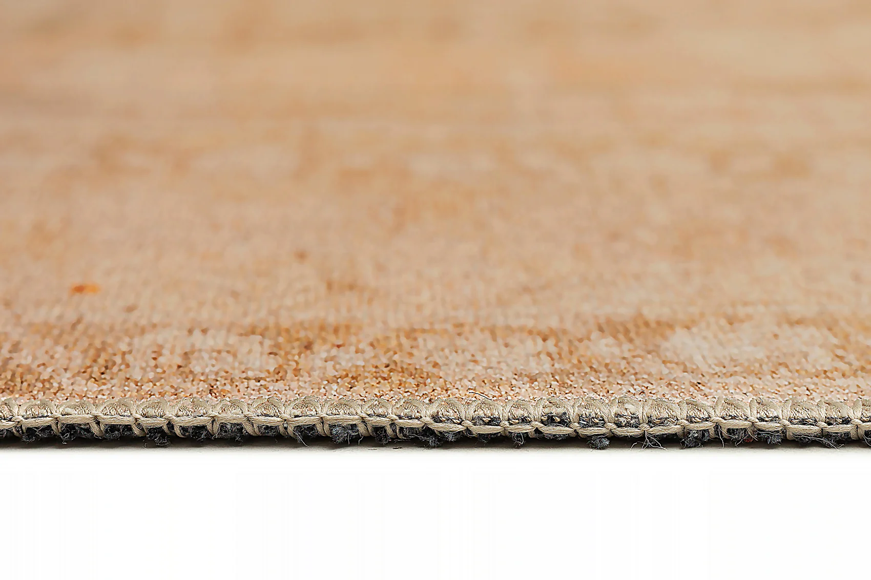Mariana Cream and Peach Medallion Washable Rug - Image 11