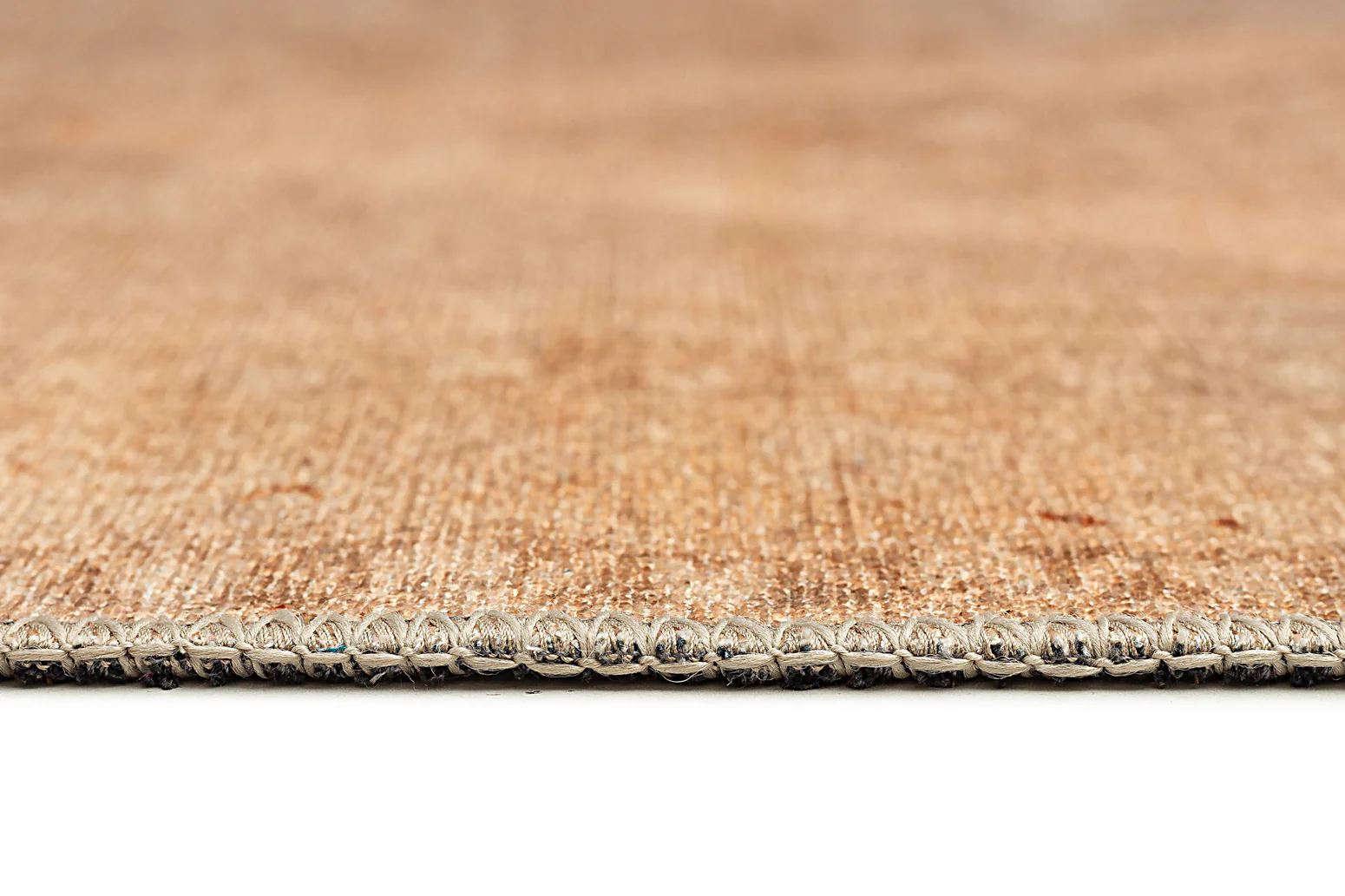 Mariana Cream and Peach Medallion Washable Runner Rug - Image 11