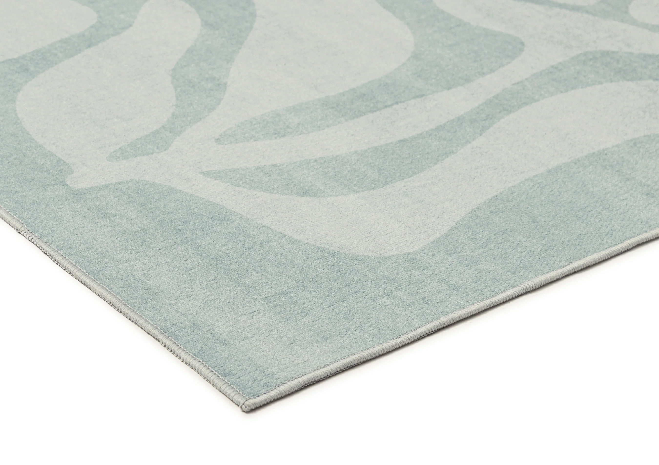 Marion Blue Botanical Washable Rug - Image 10