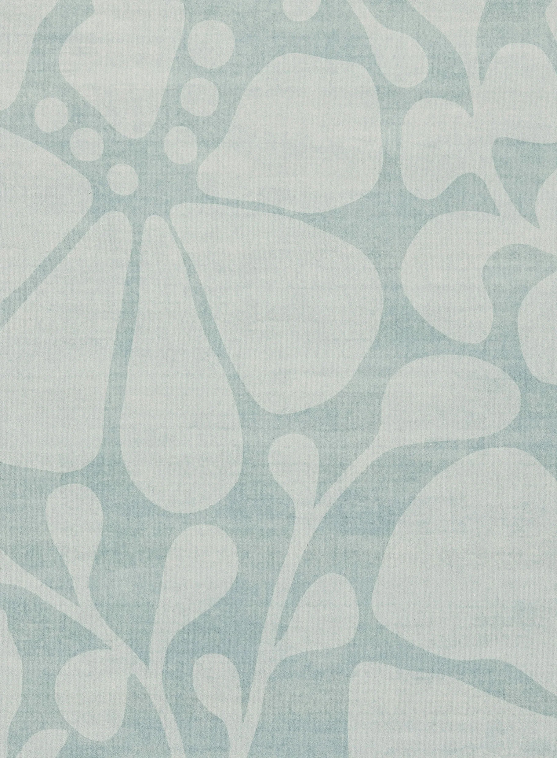 Marion Blue Botanical Washable Rug - Image 13