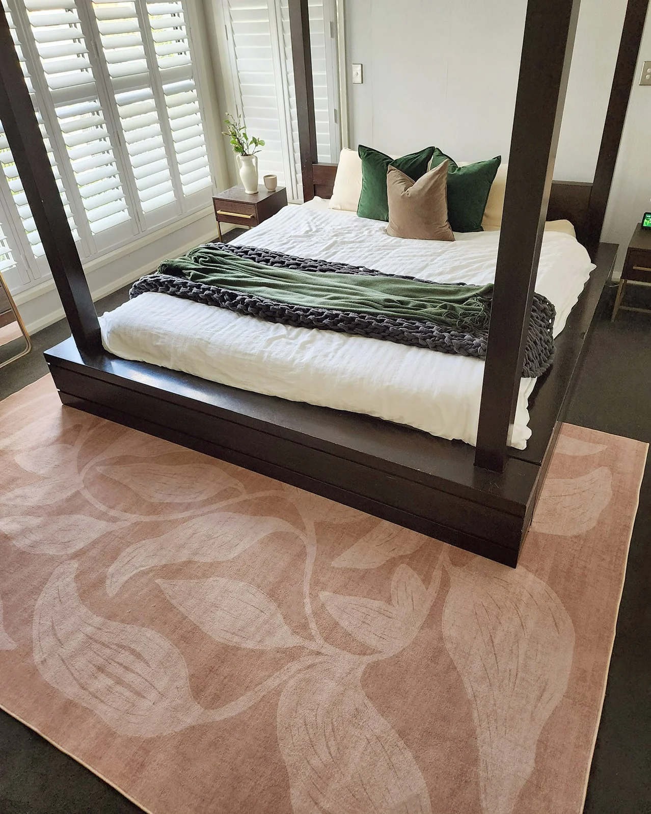 Maryna Beige Botanical Washable Rug - Image 2