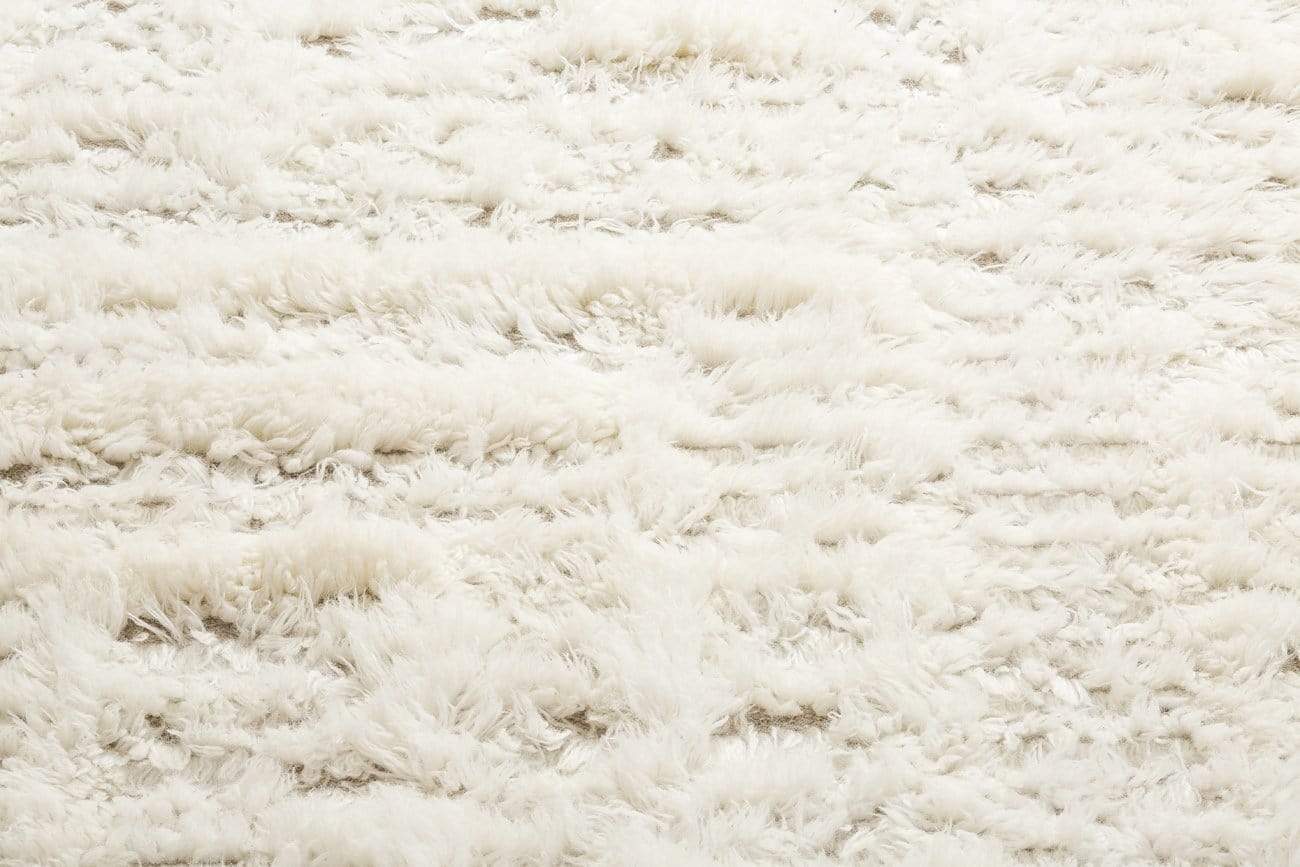 Maya Geometric Pattern Berber Wool Shag Rug - Image 19