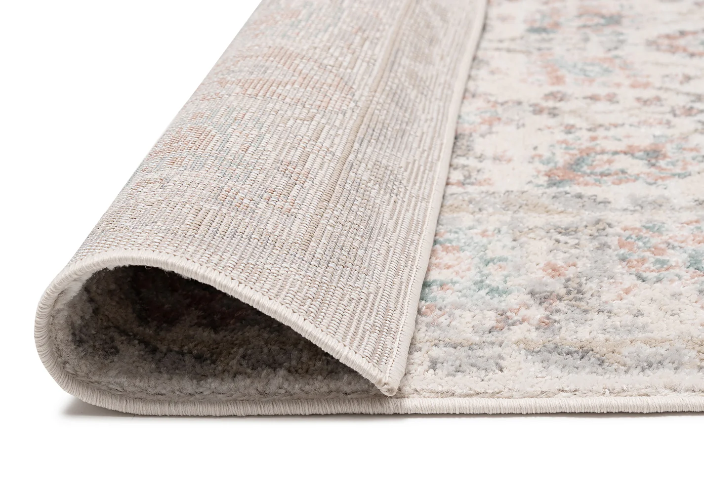 Melrose Cream and Pink Traditional Rug - Image 8