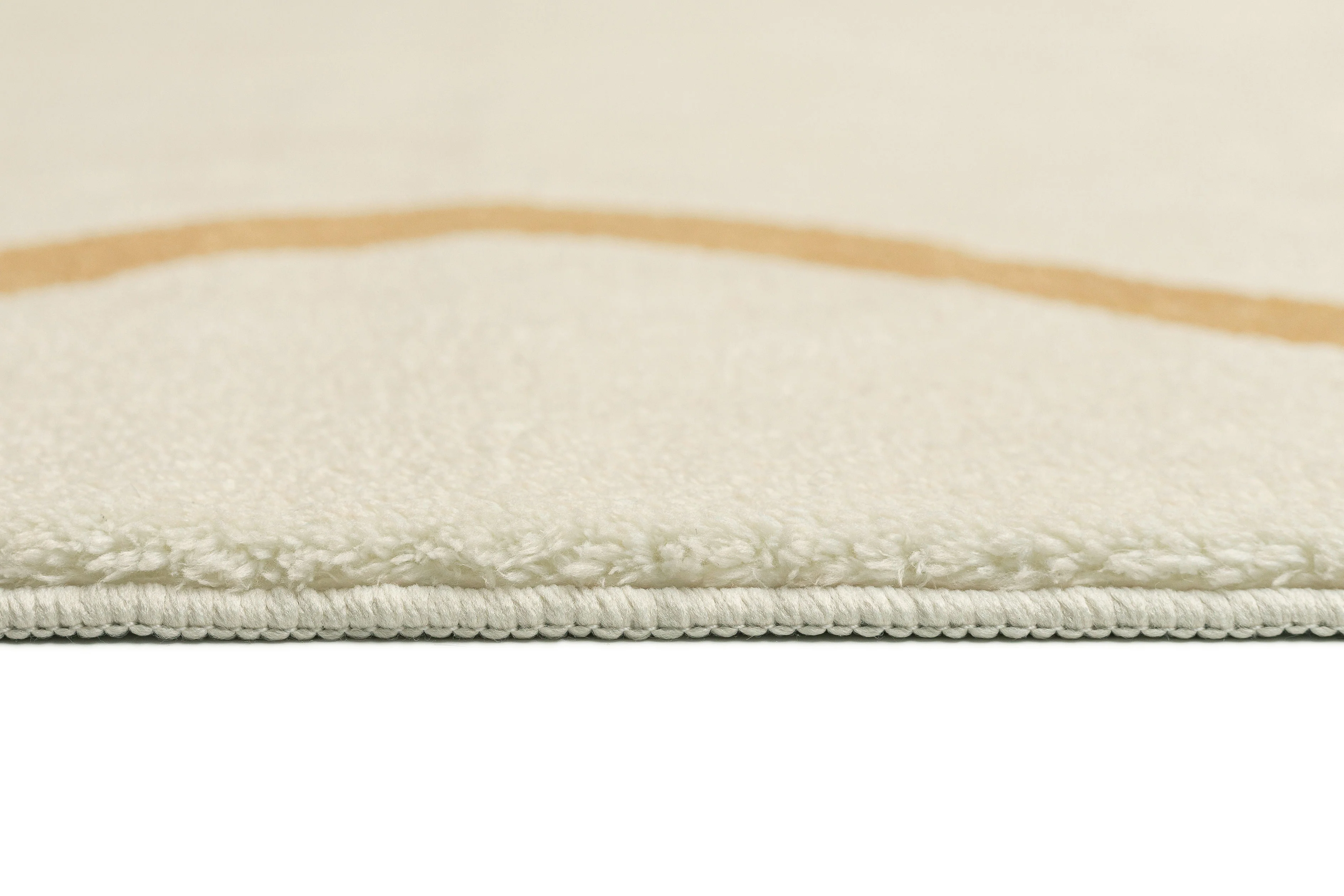 Micah Brown and Beige Wiggle Bordered Washable Rug - Image 17