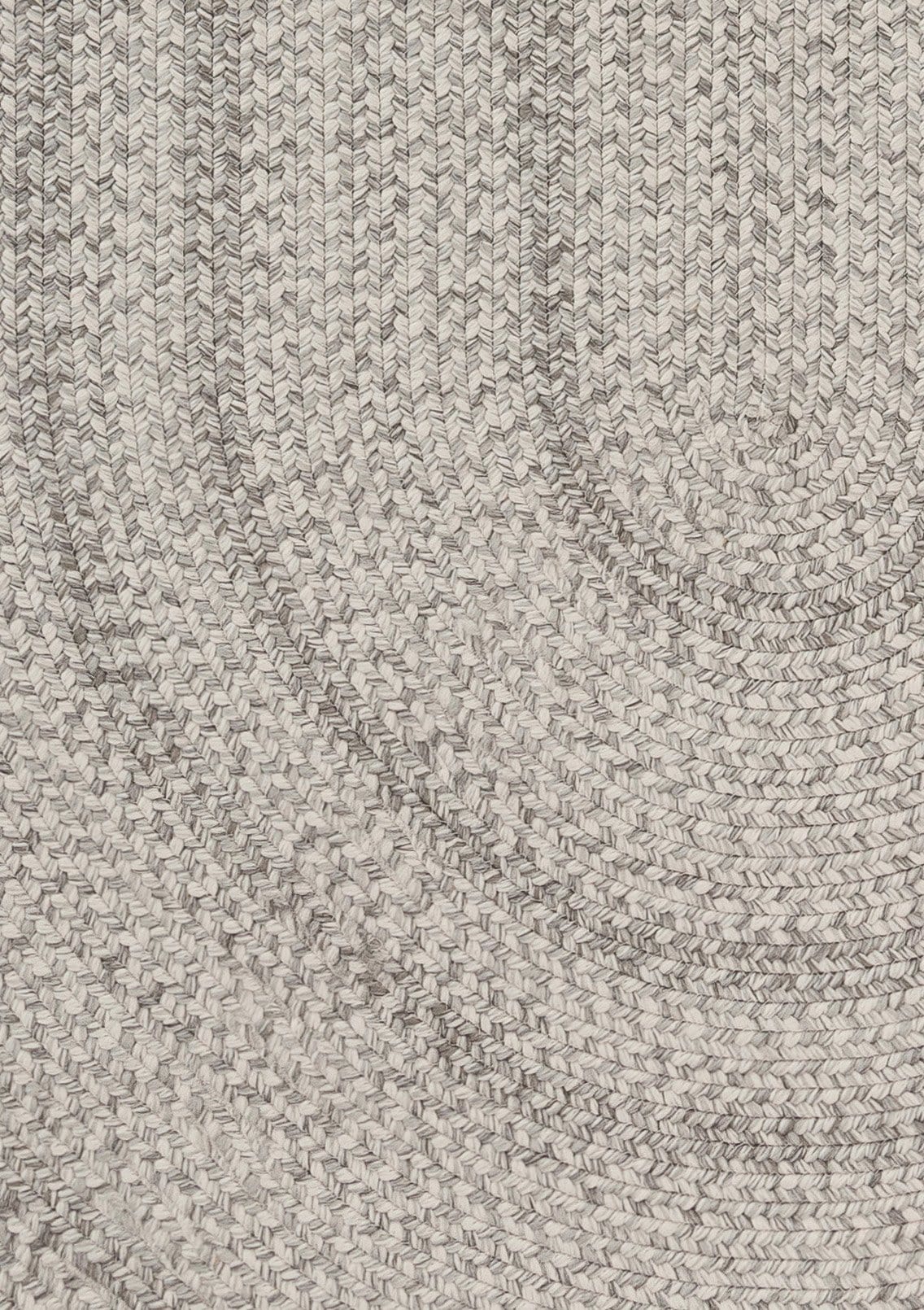 Mika Grey Braided Flatweave Indoor Outdoor Oval Rug - Image 11