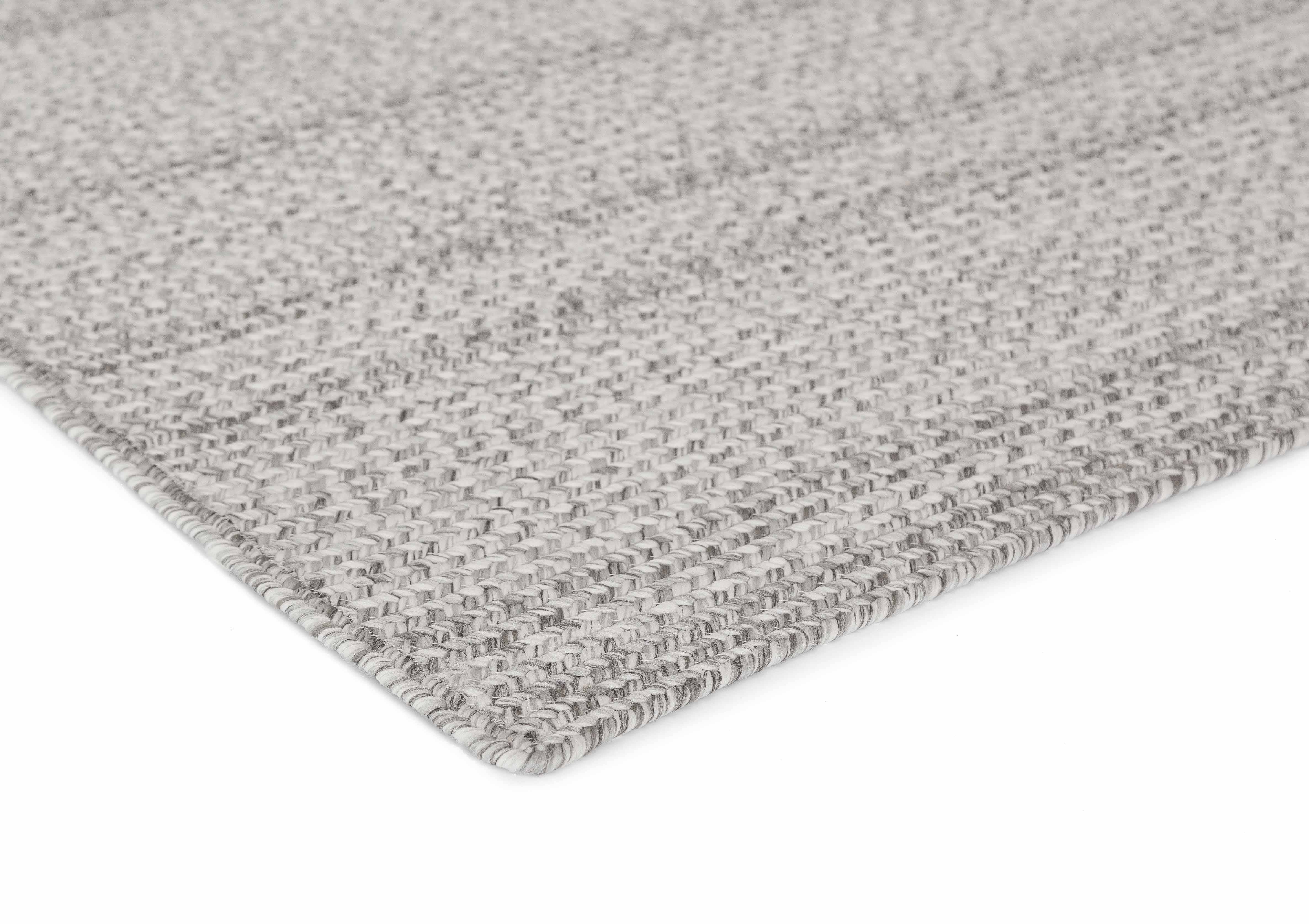 Mika Grey Braided Flatweave Indoor Outdoor Rug - Image 10
