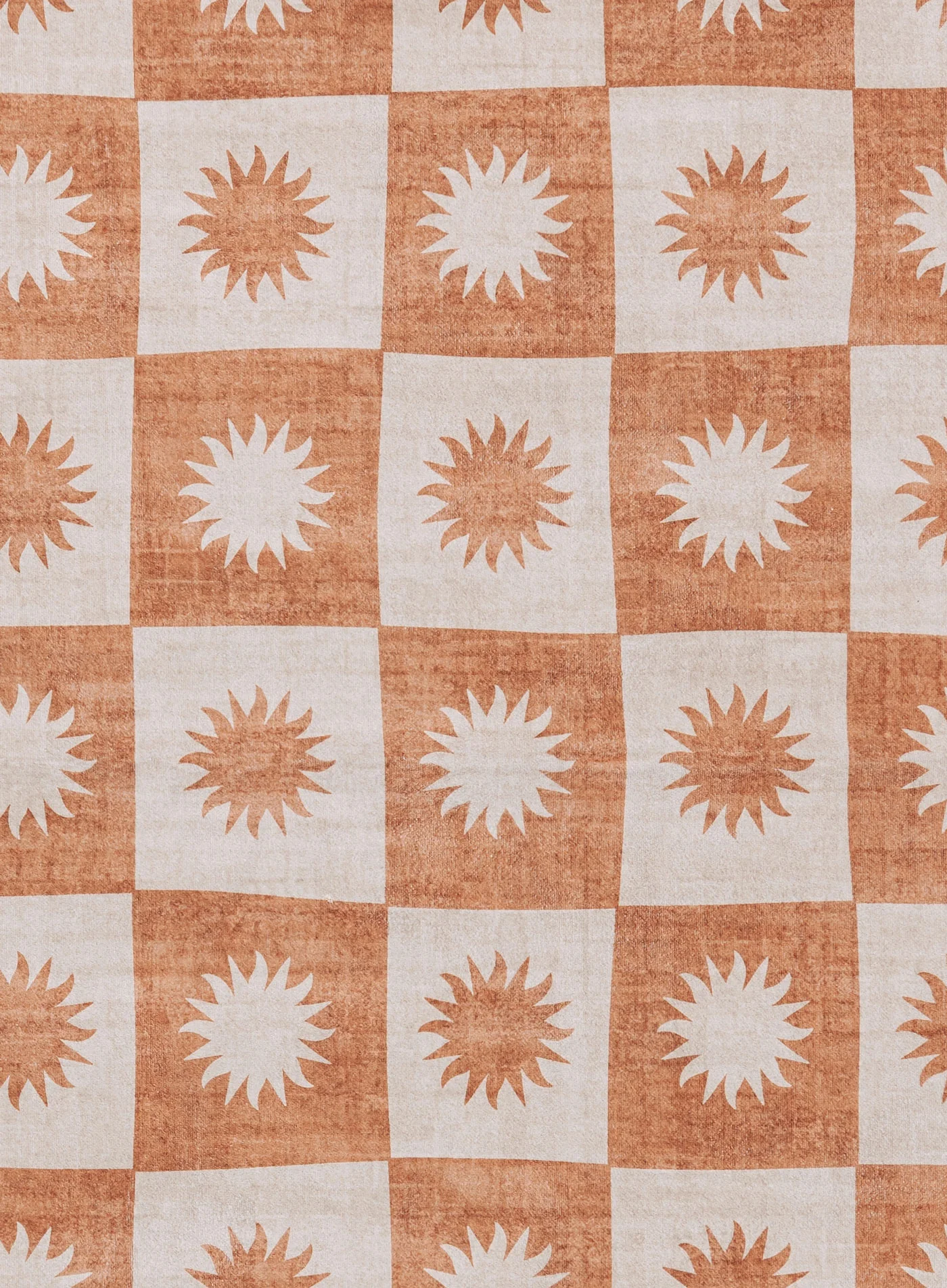 Milena Orange and Beige Washable Rug - Image 10