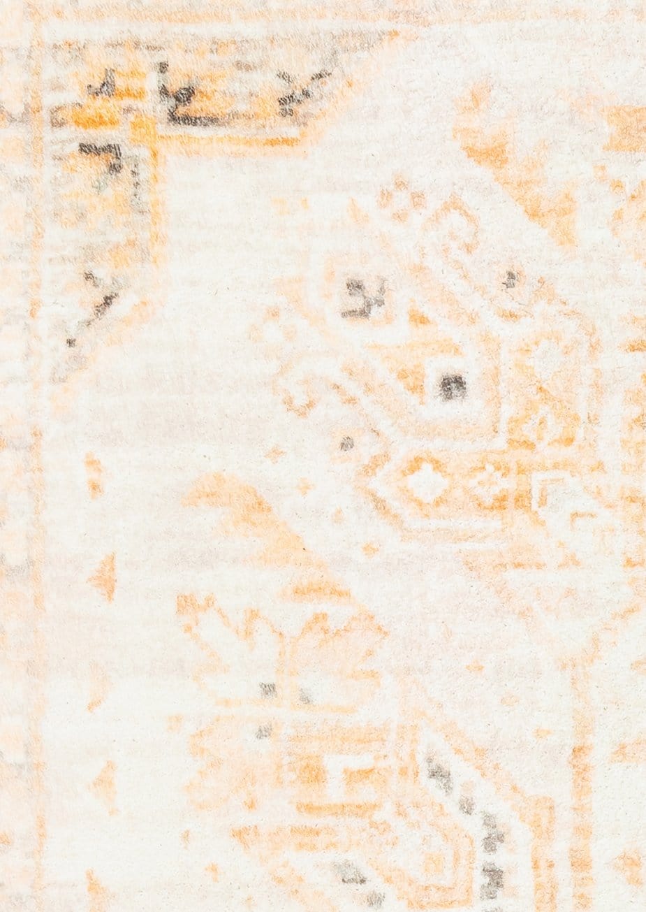 Mina Orange and Cream Transitional Washable Rug - Image 11