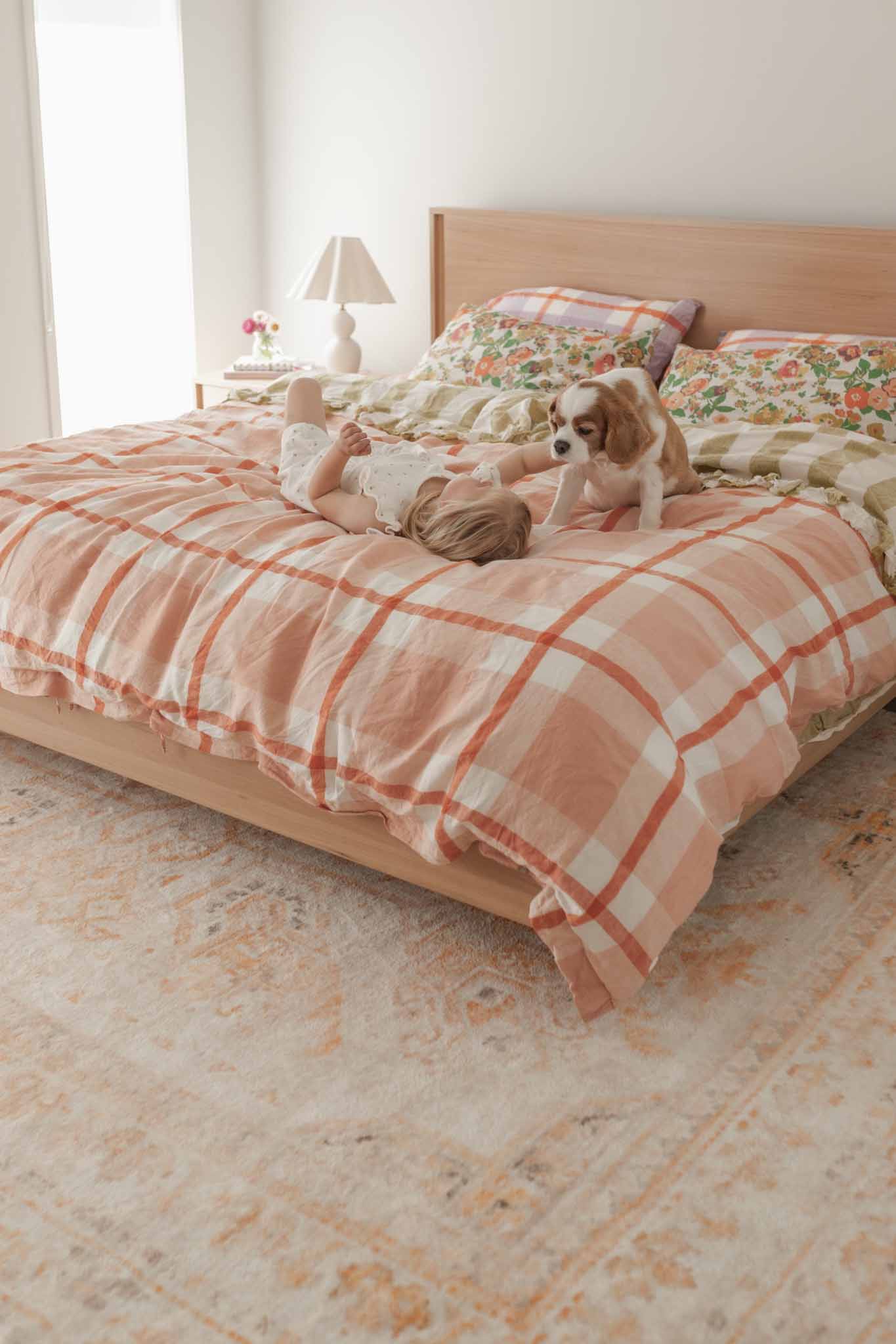 Mina Orange and Cream Transitional Washable Rug - Image 14