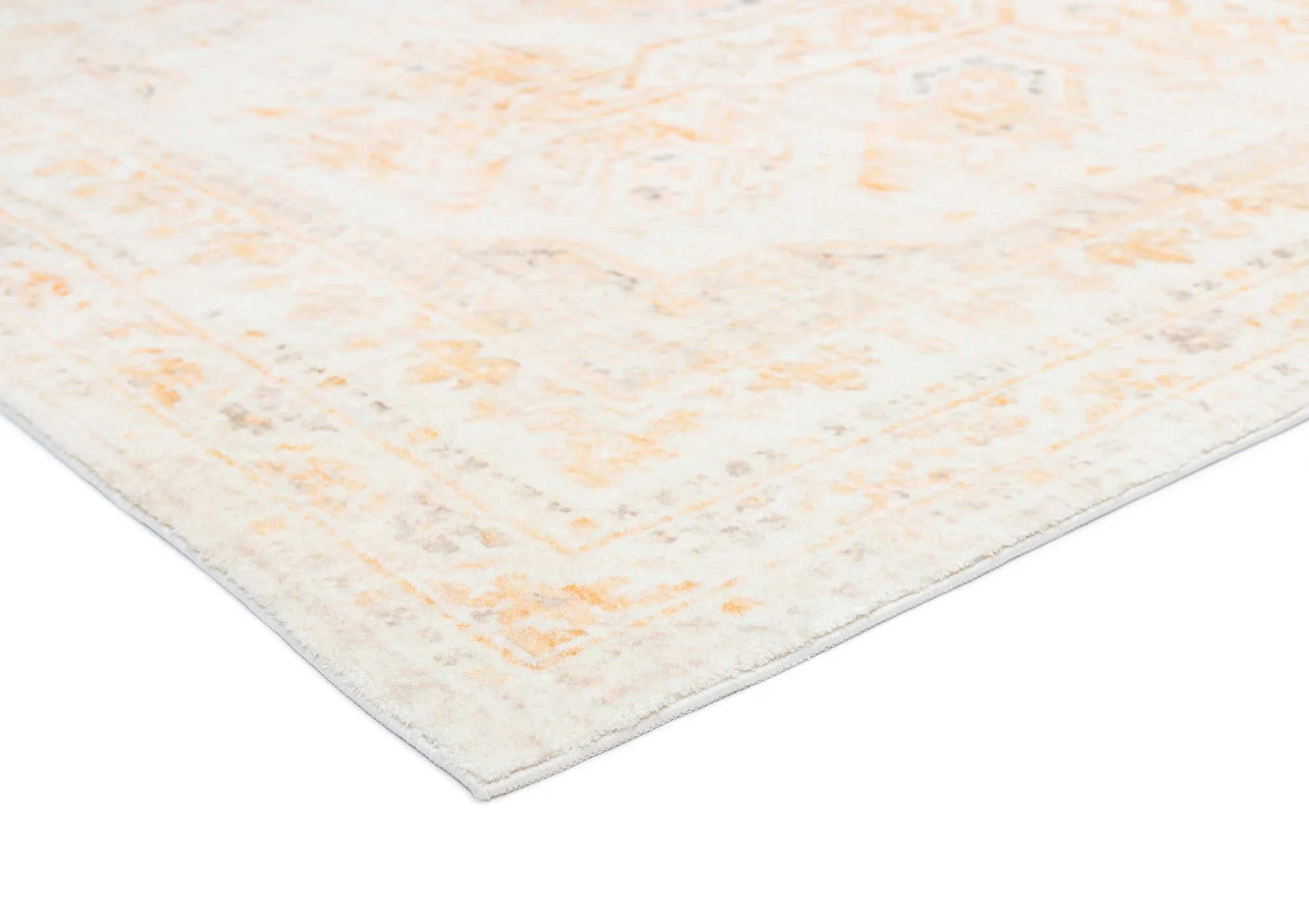 Mina Orange and Cream Transitional Washable Rug - Image 8