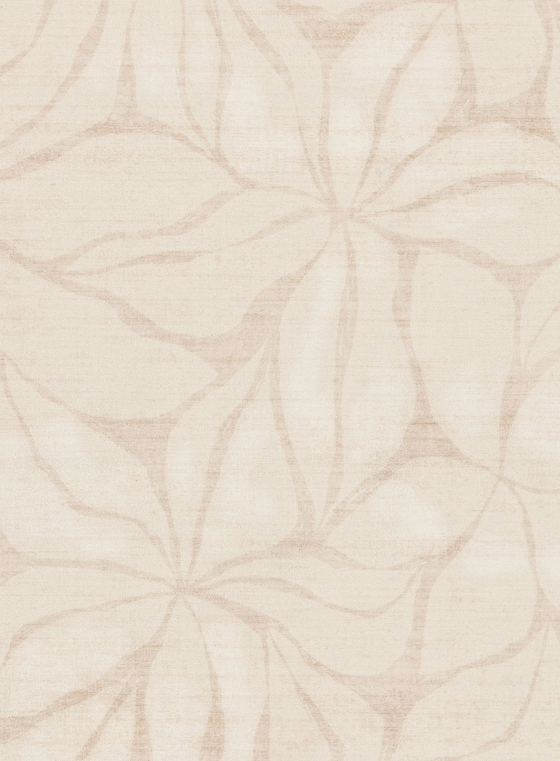 Minar Beige Botanical Washable Rug - Image 10