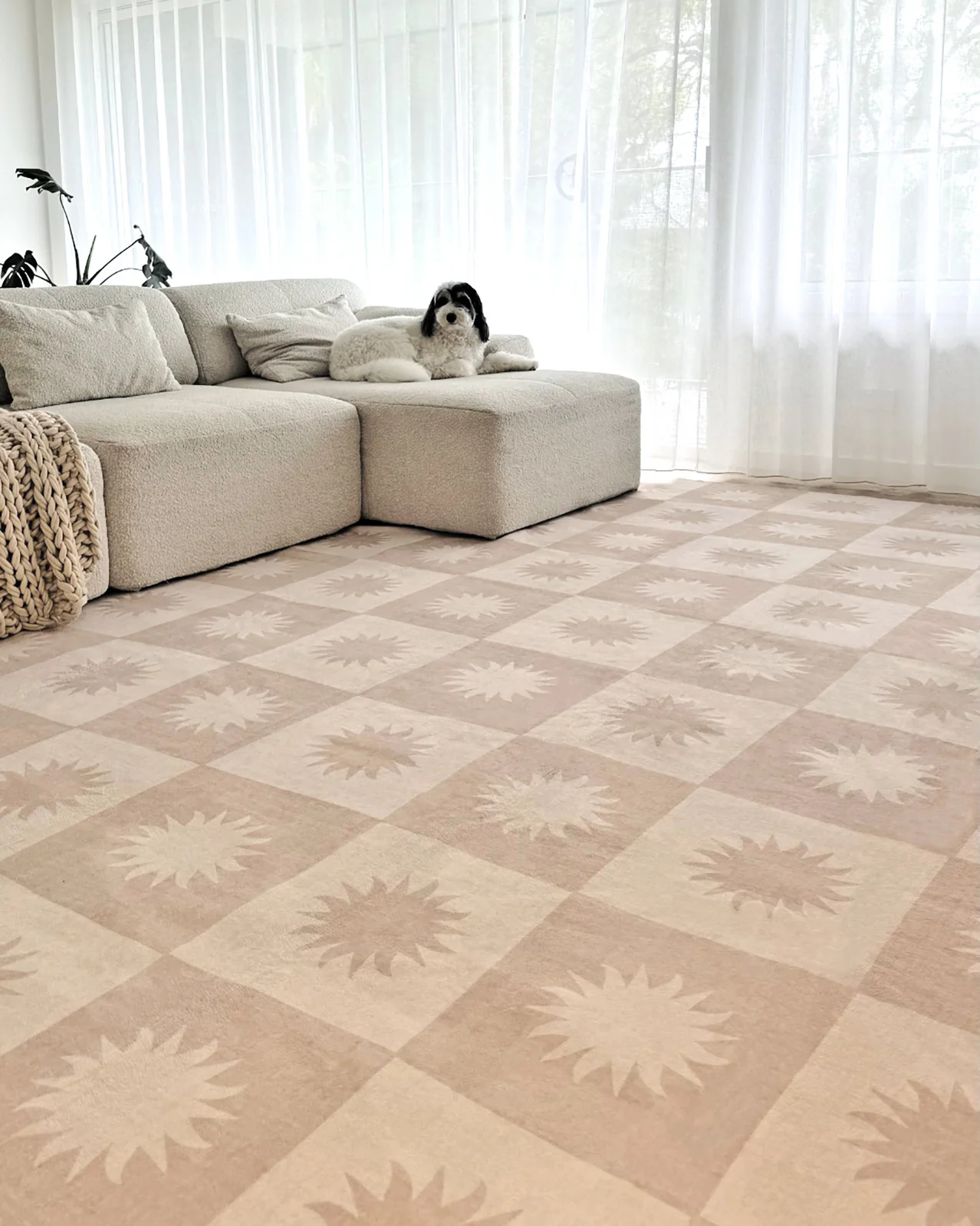 Mona Light Beige Washable Rug - Image 11