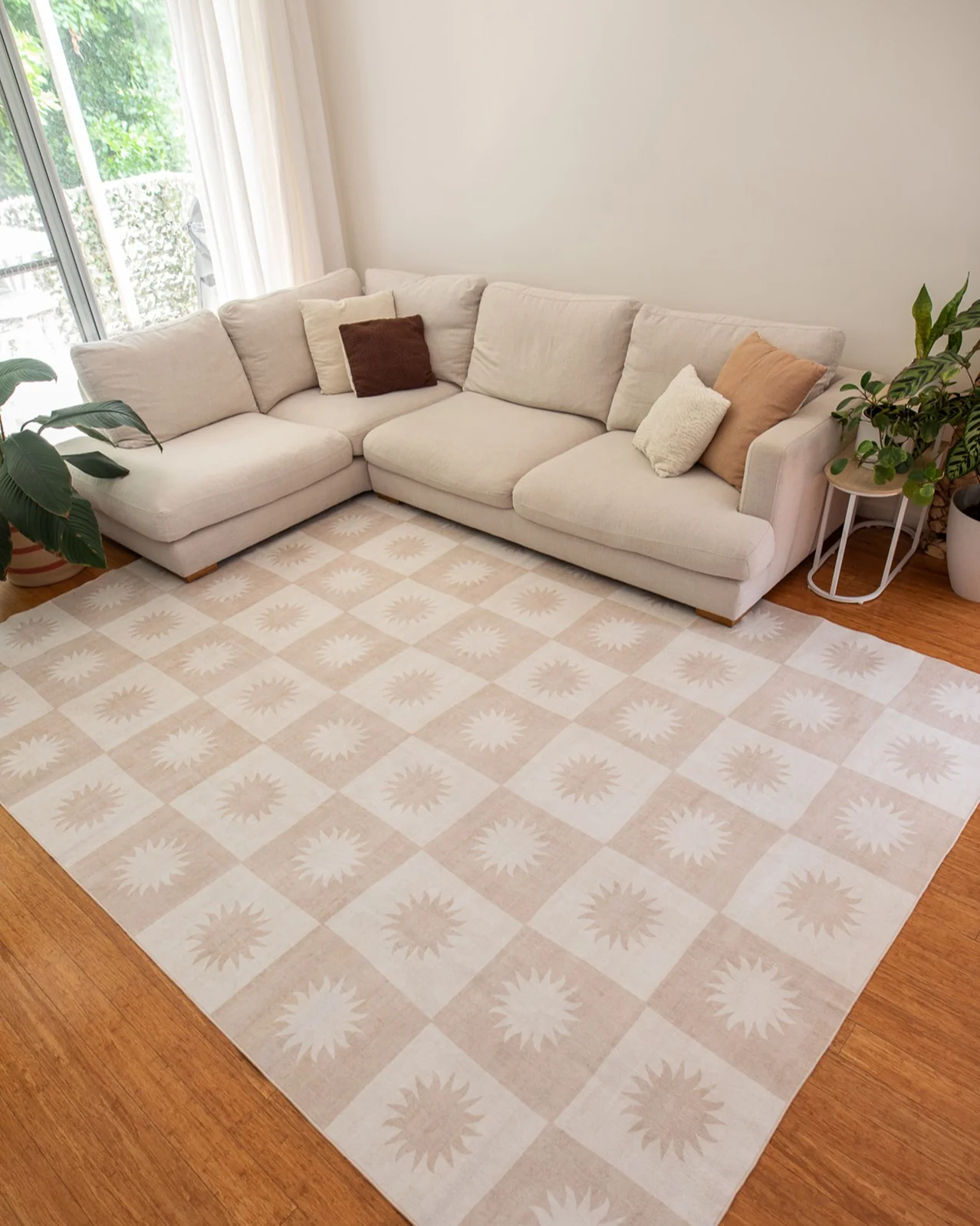 Mona Light Beige Washable Rug - Image 4