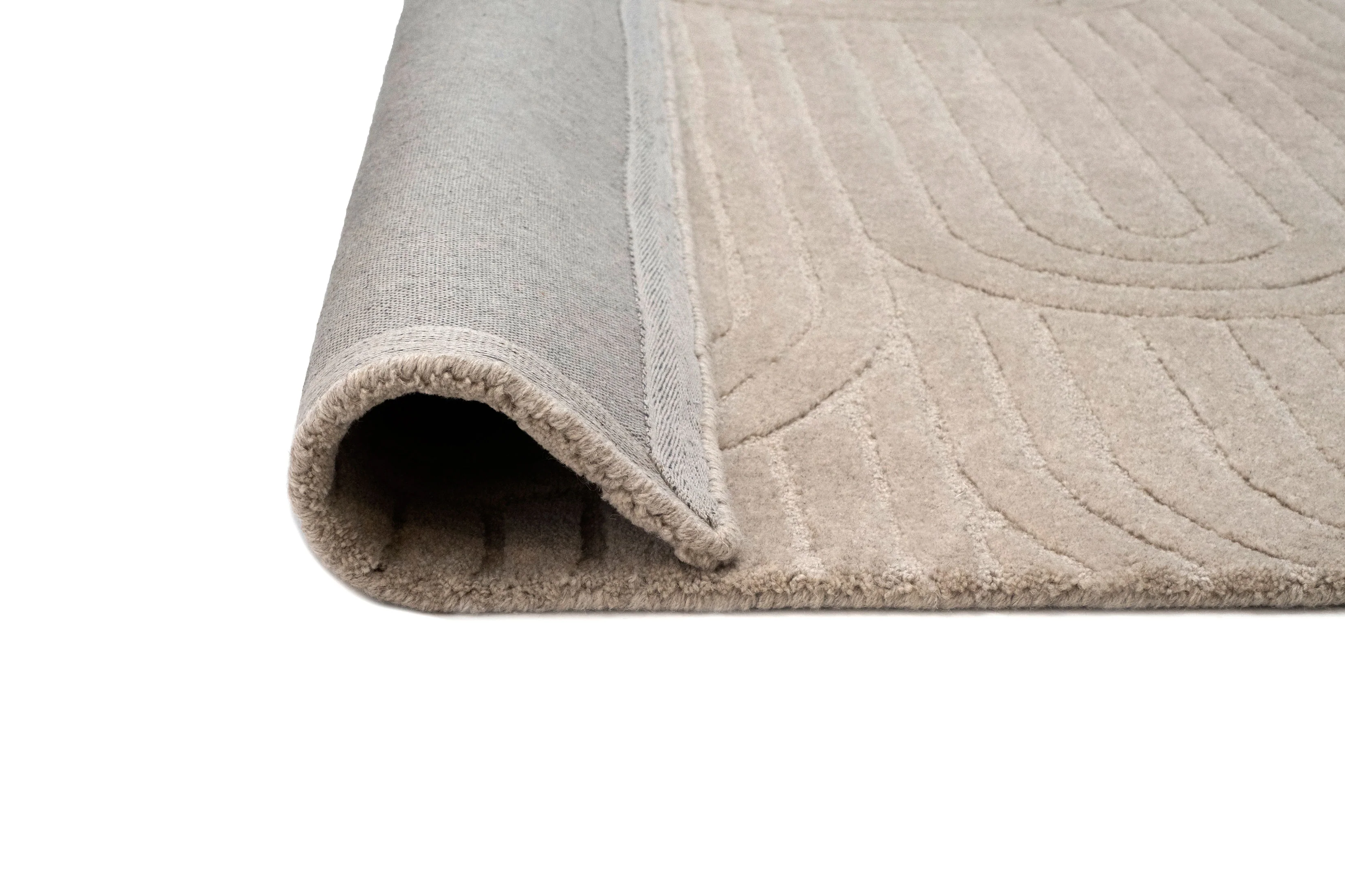 Moraya Beige Rainbow Hand-Tufted Rug - Image 10
