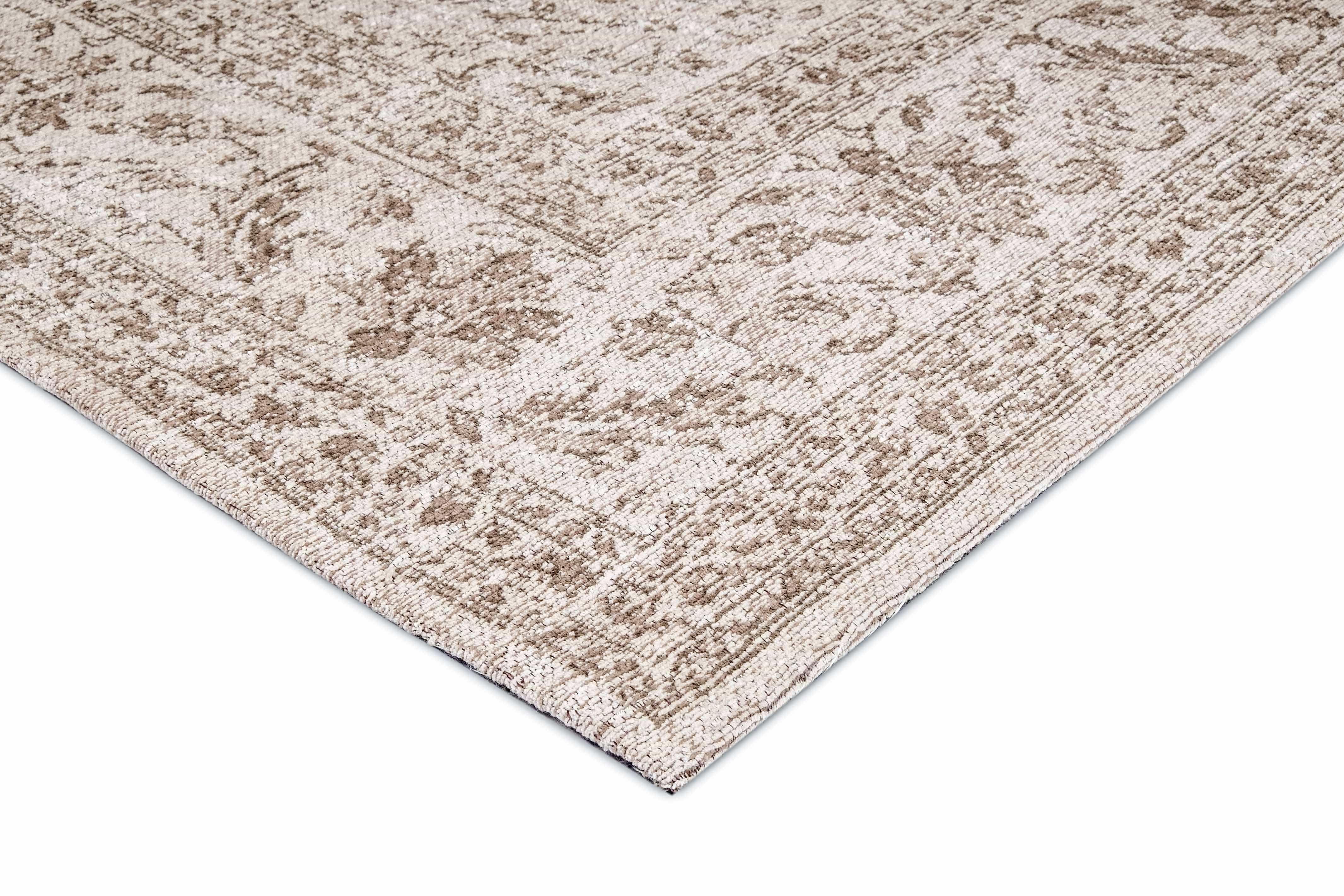 Moselle Beige and Brown Floral Distressed Rug - Image 16