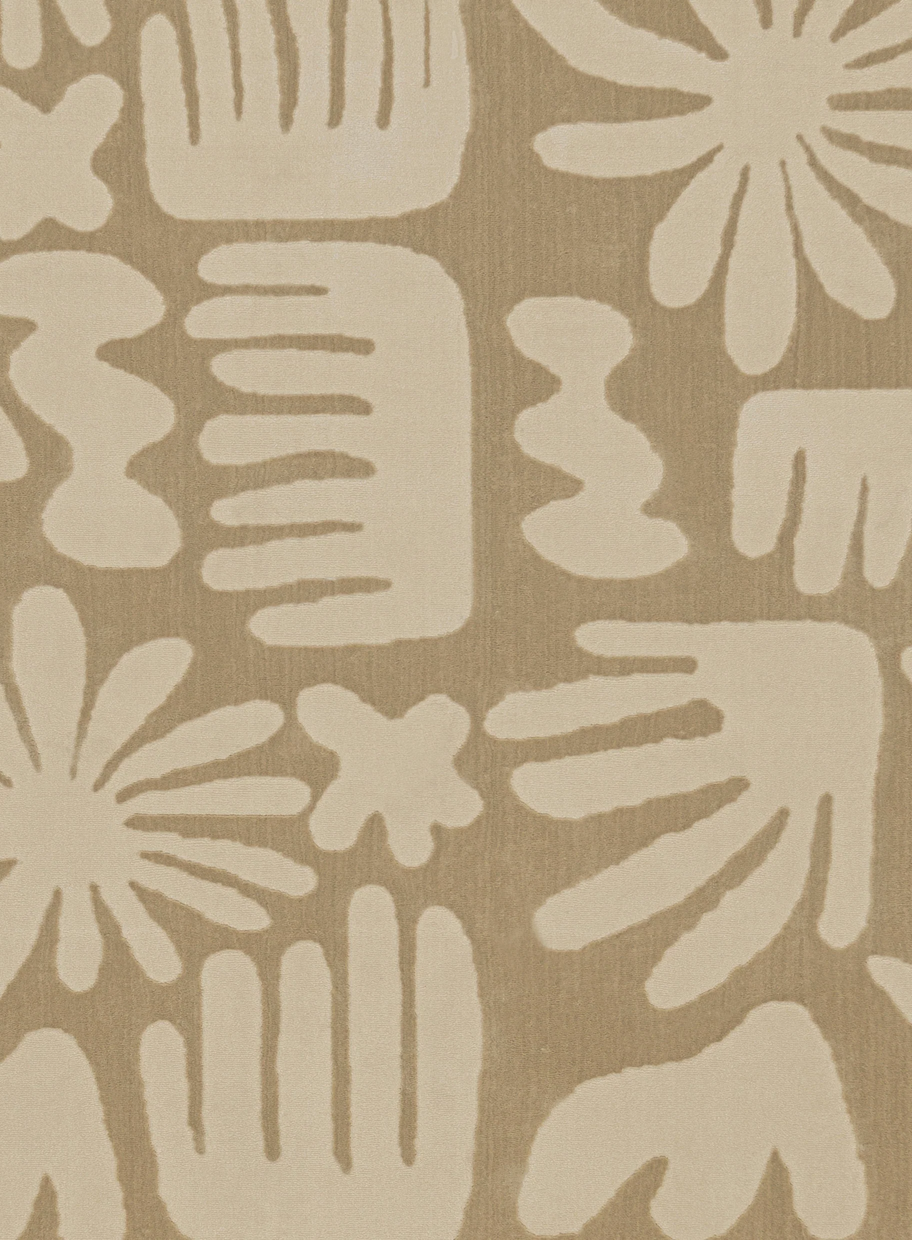 Murzuq Textured Abstract Neutral Rug - Image 11