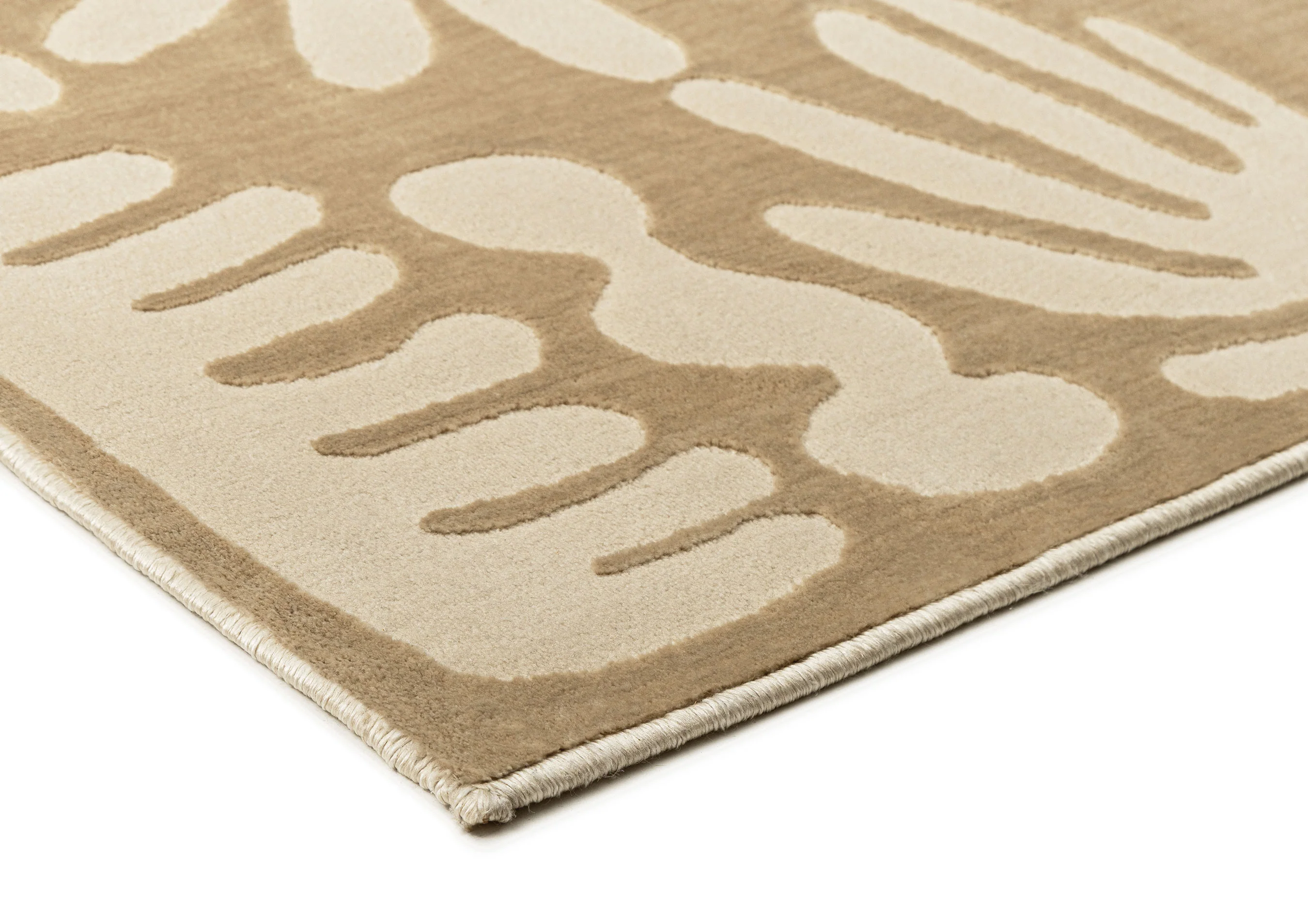 Murzuq Textured Abstract Neutral Rug - Image 6