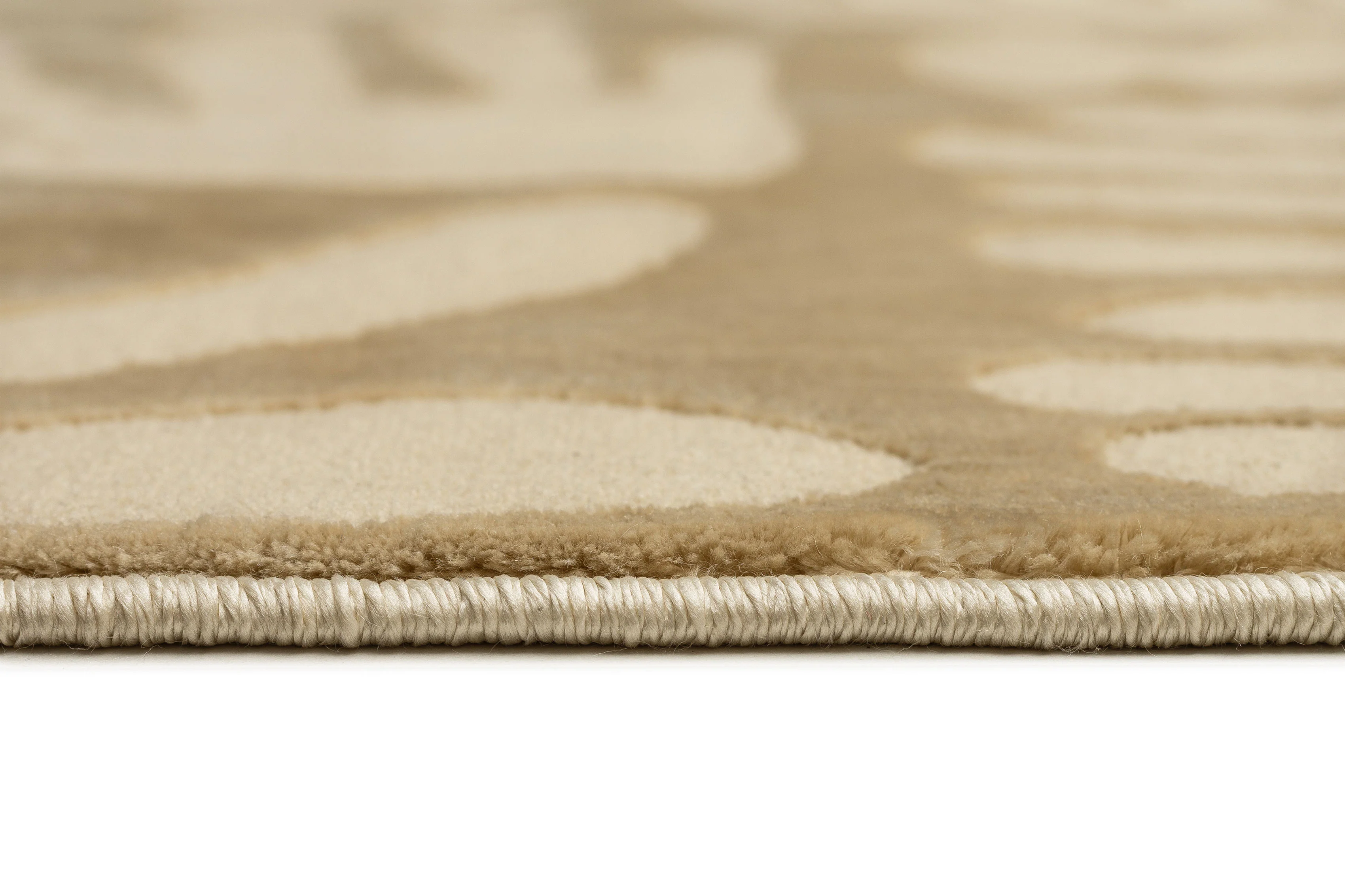 Murzuq Textured Abstract Neutral Rug - Image 9