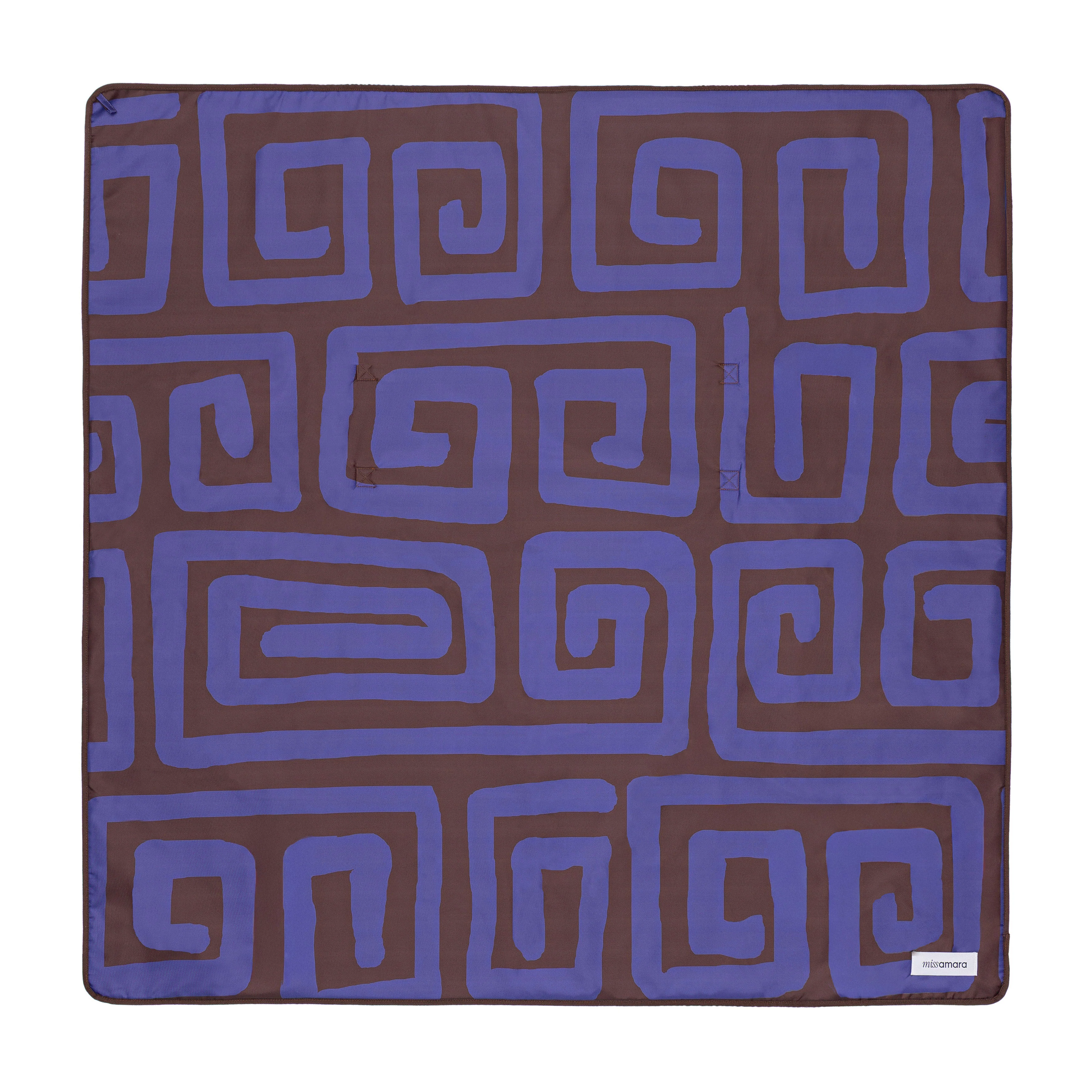 Mylo Indigo and Chocolate Beach Mat