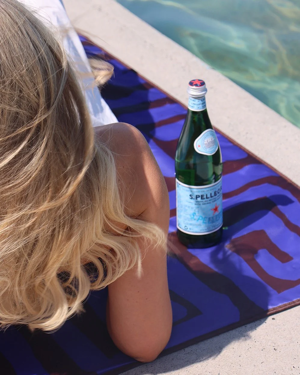 Mylo Indigo and Chocolate Beach Mat - Image 2
