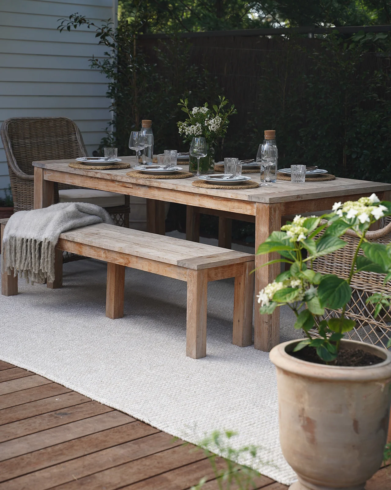 Nadine Beige Looped Indoor Outdoor Rug - Image 9