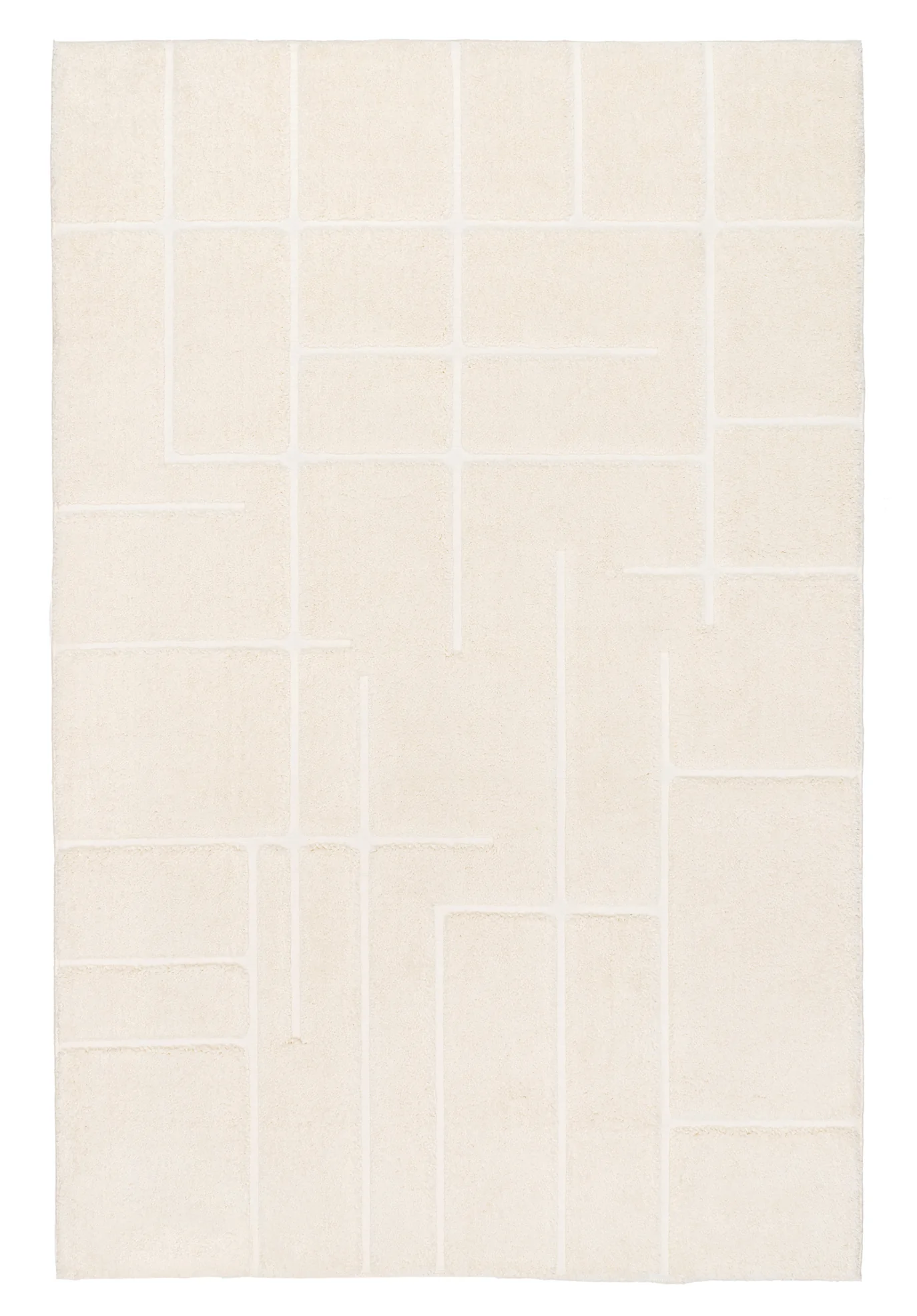 Nalu Ivory Geometric Rug