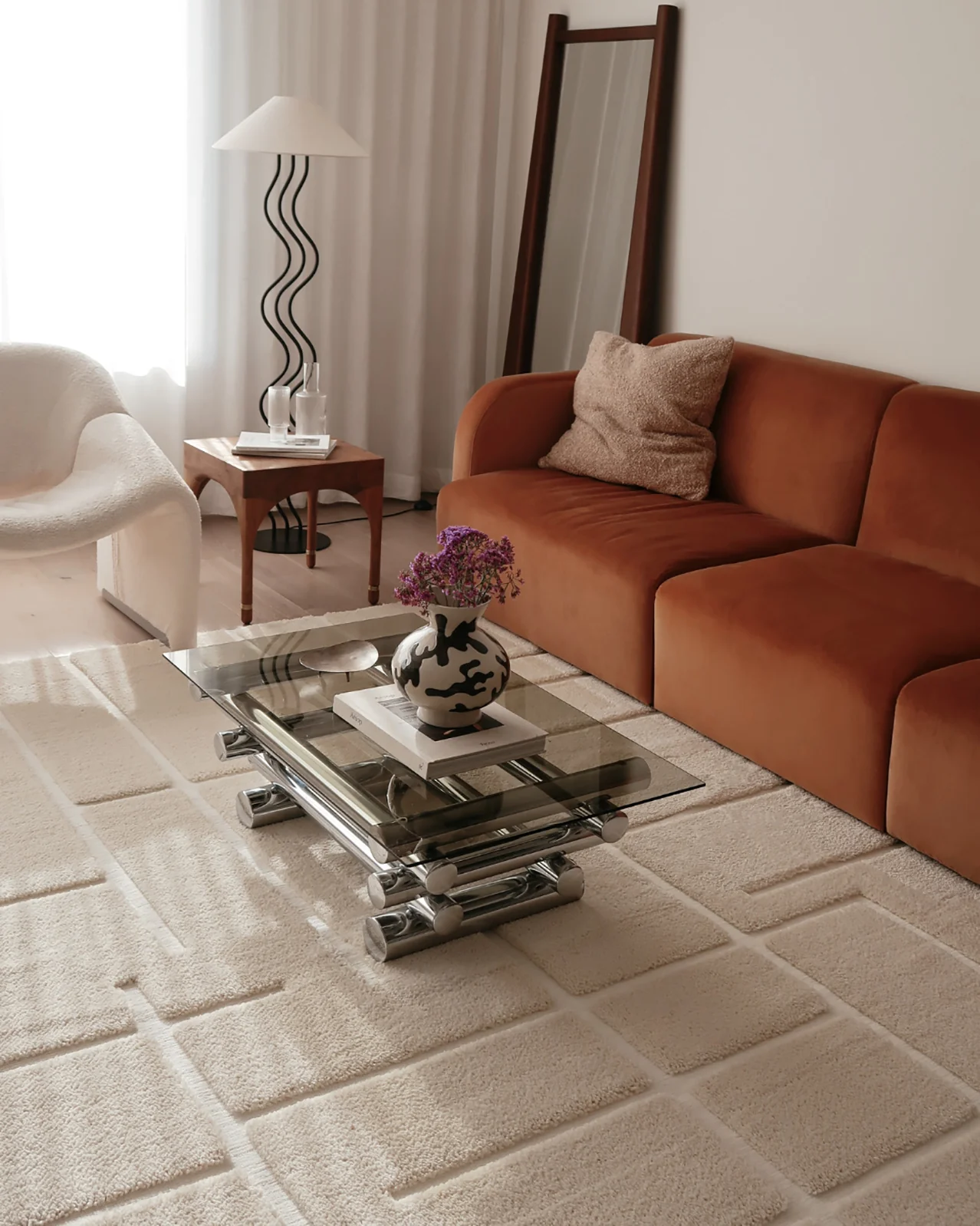 Nalu Ivory Geometric Rug - Image 2