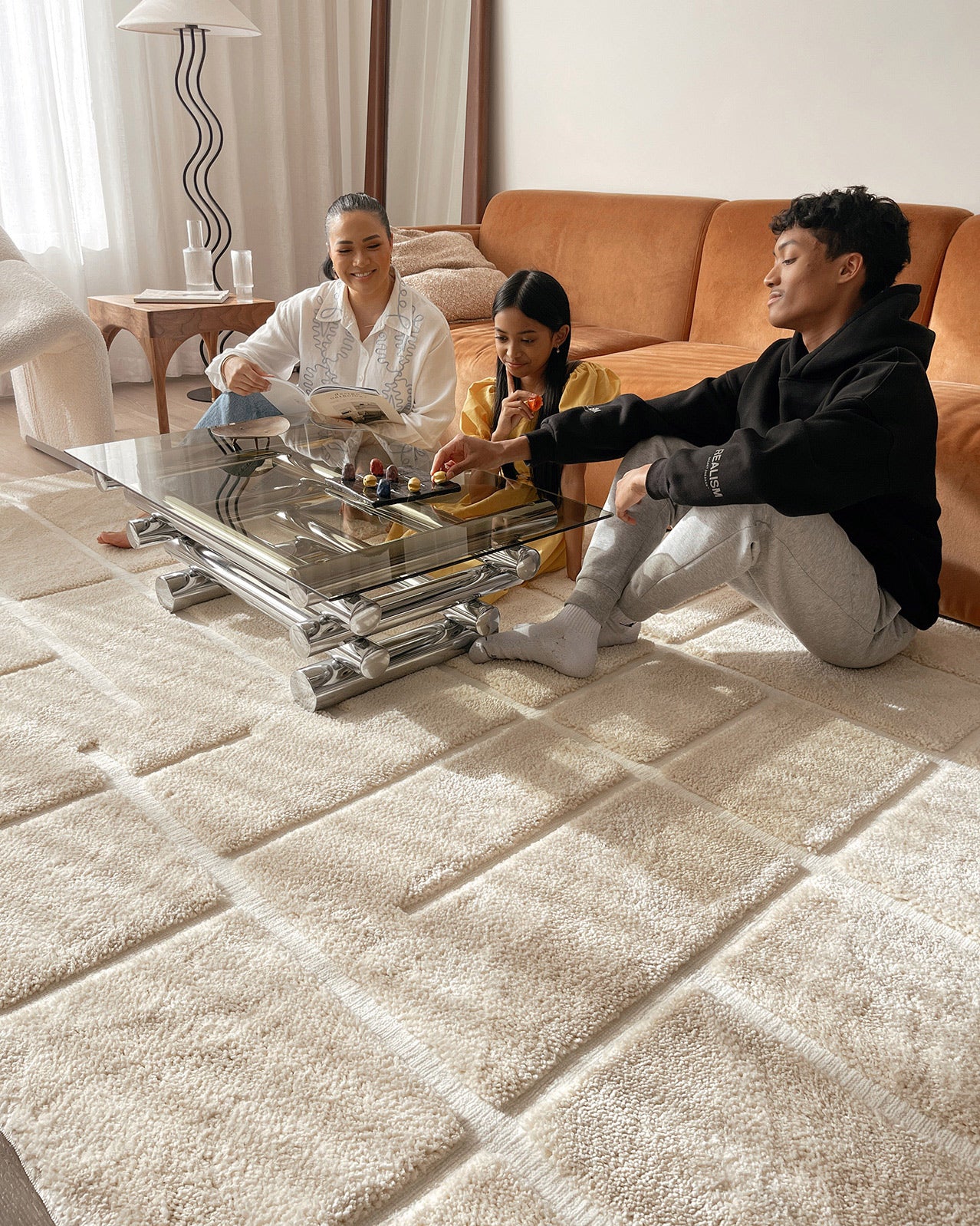 Nalu Ivory Geometric Rug - Image 4