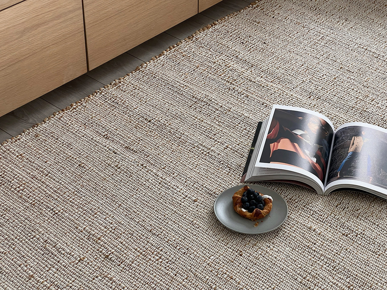 Naveya Natural Flatweave Jute and Cotton Rug - Image 12