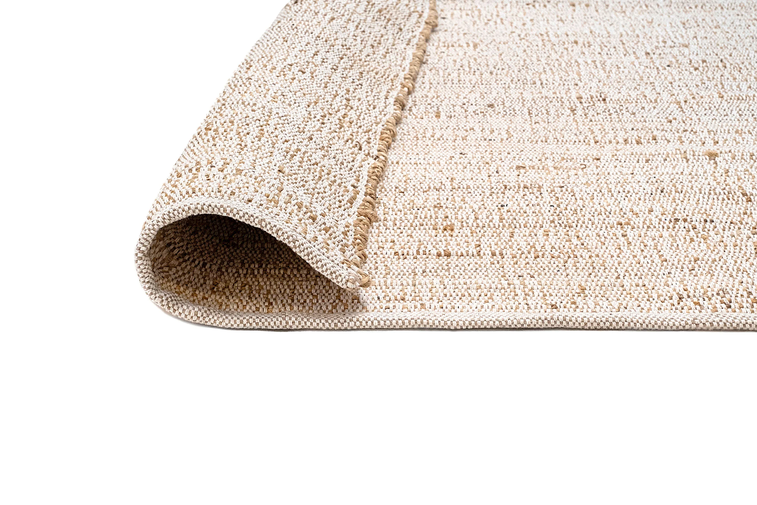 Naveya Natural Flatweave Jute and Cotton Rug - Image 15