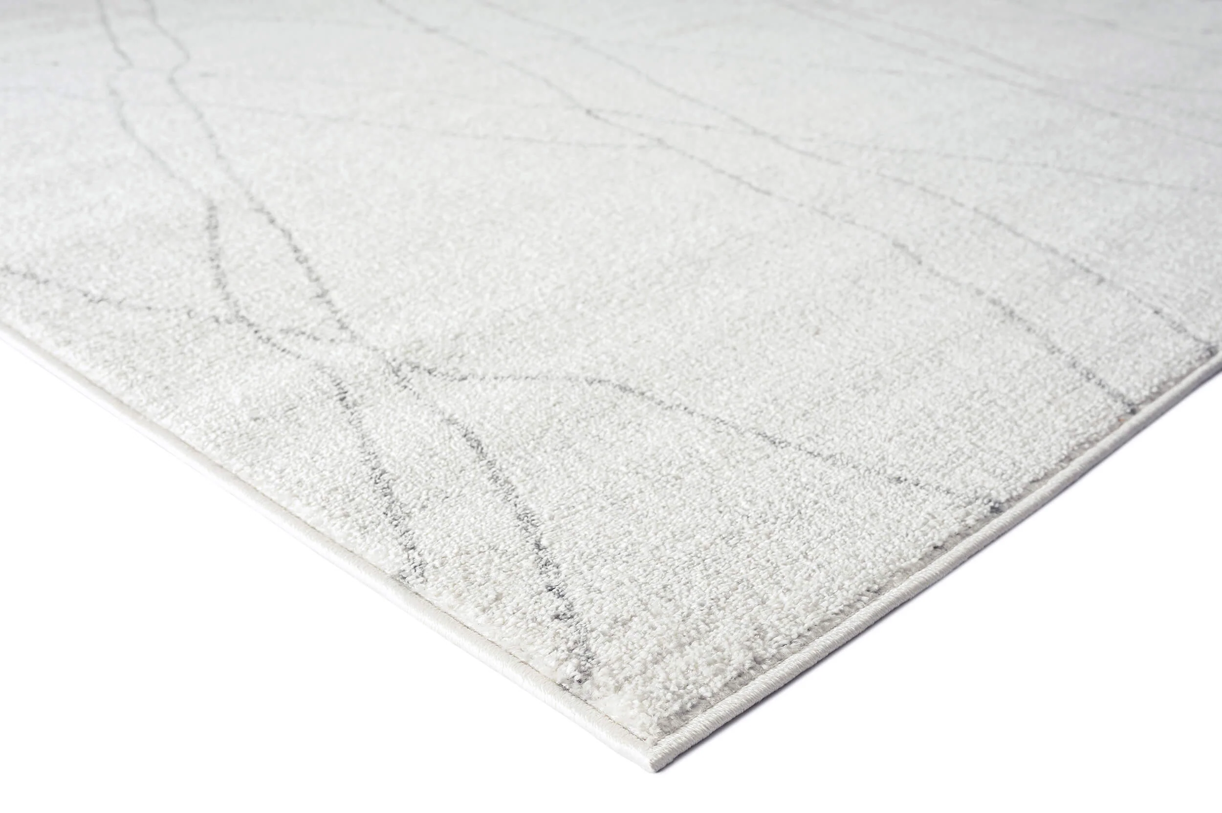 Neera Grey and Ivory Abstract Diamond Rug - Image 6