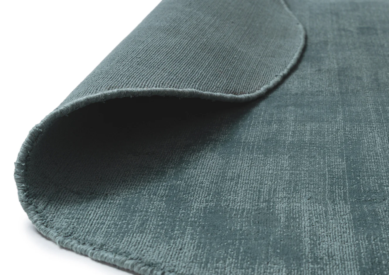 Nico Turquoise Handwoven Round Rug - Image 7