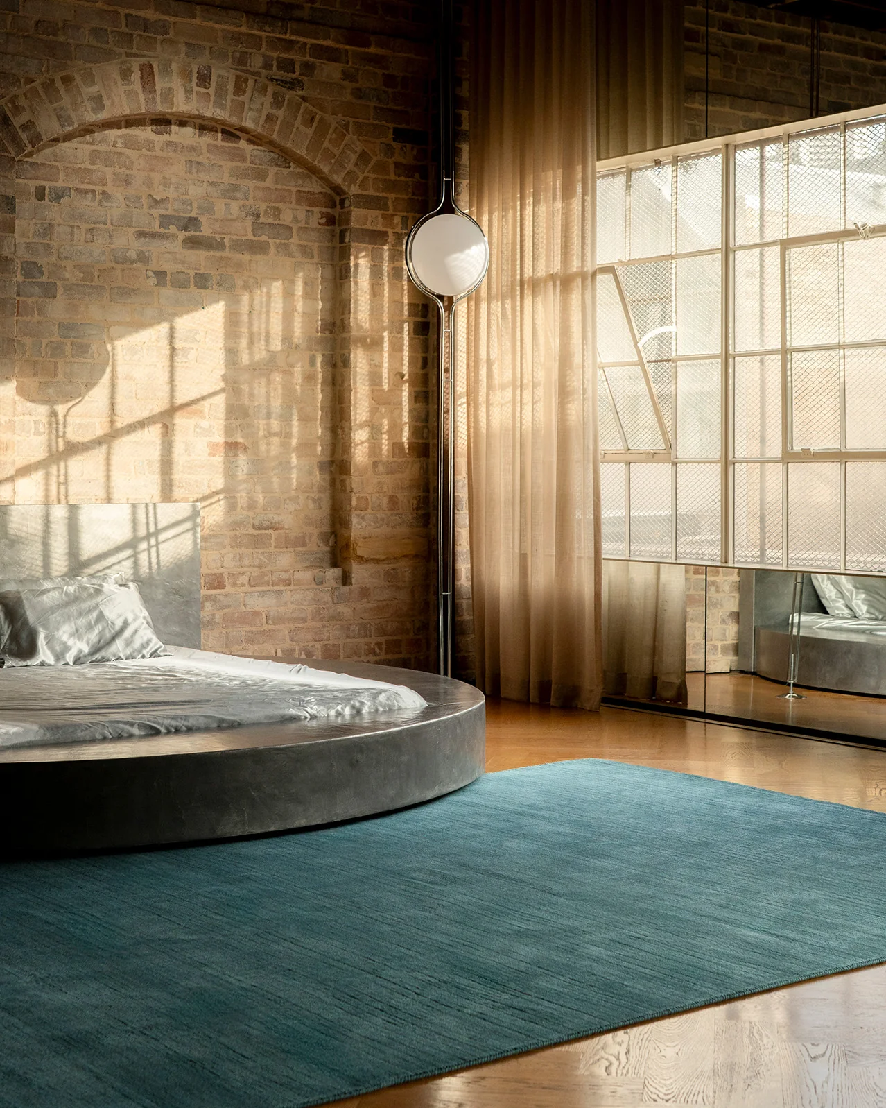 Nico Turquoise Handwoven Rug - Image 2