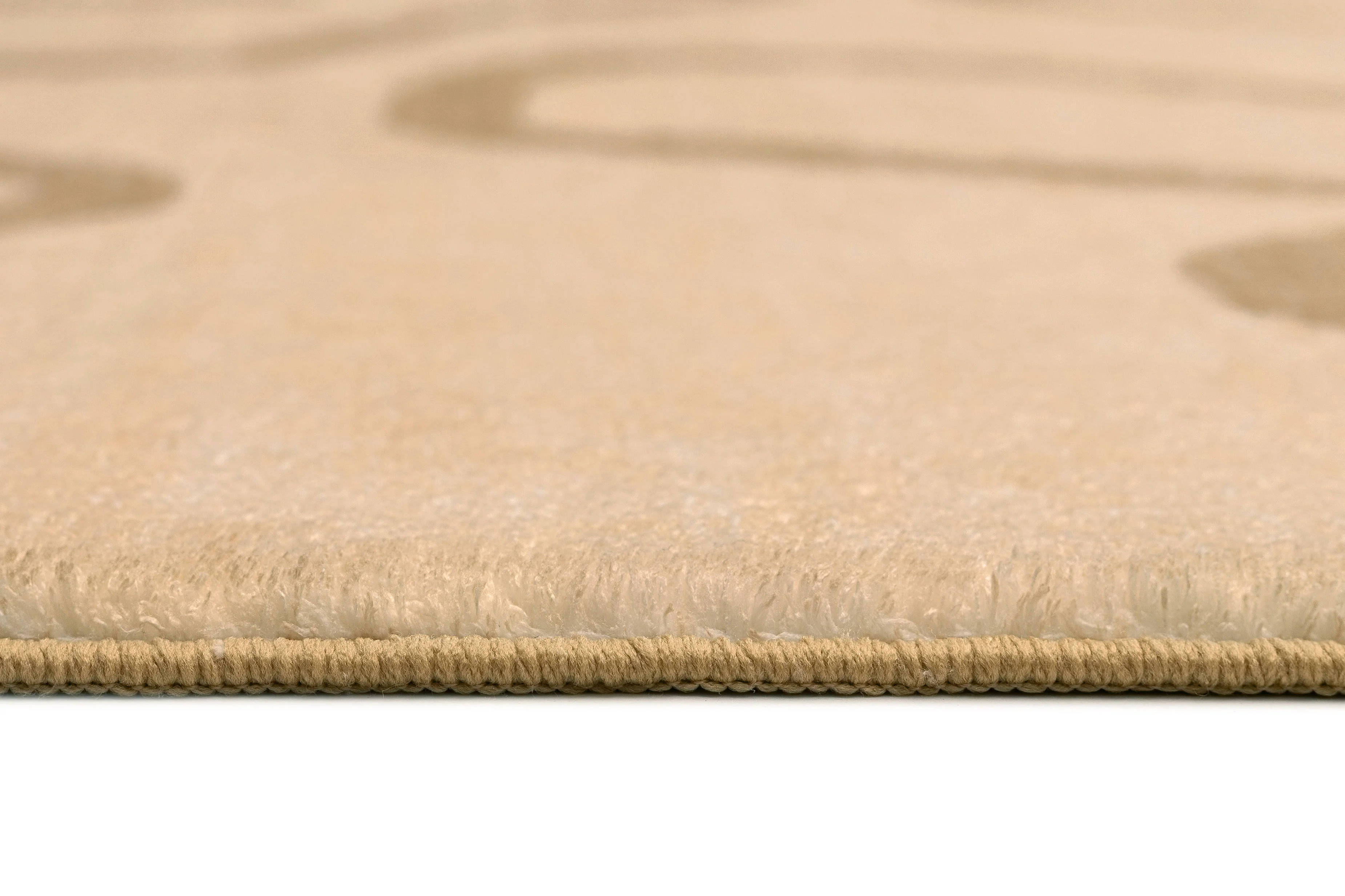 Nihal Beige Hand Drawn Washable Rug - Image 9