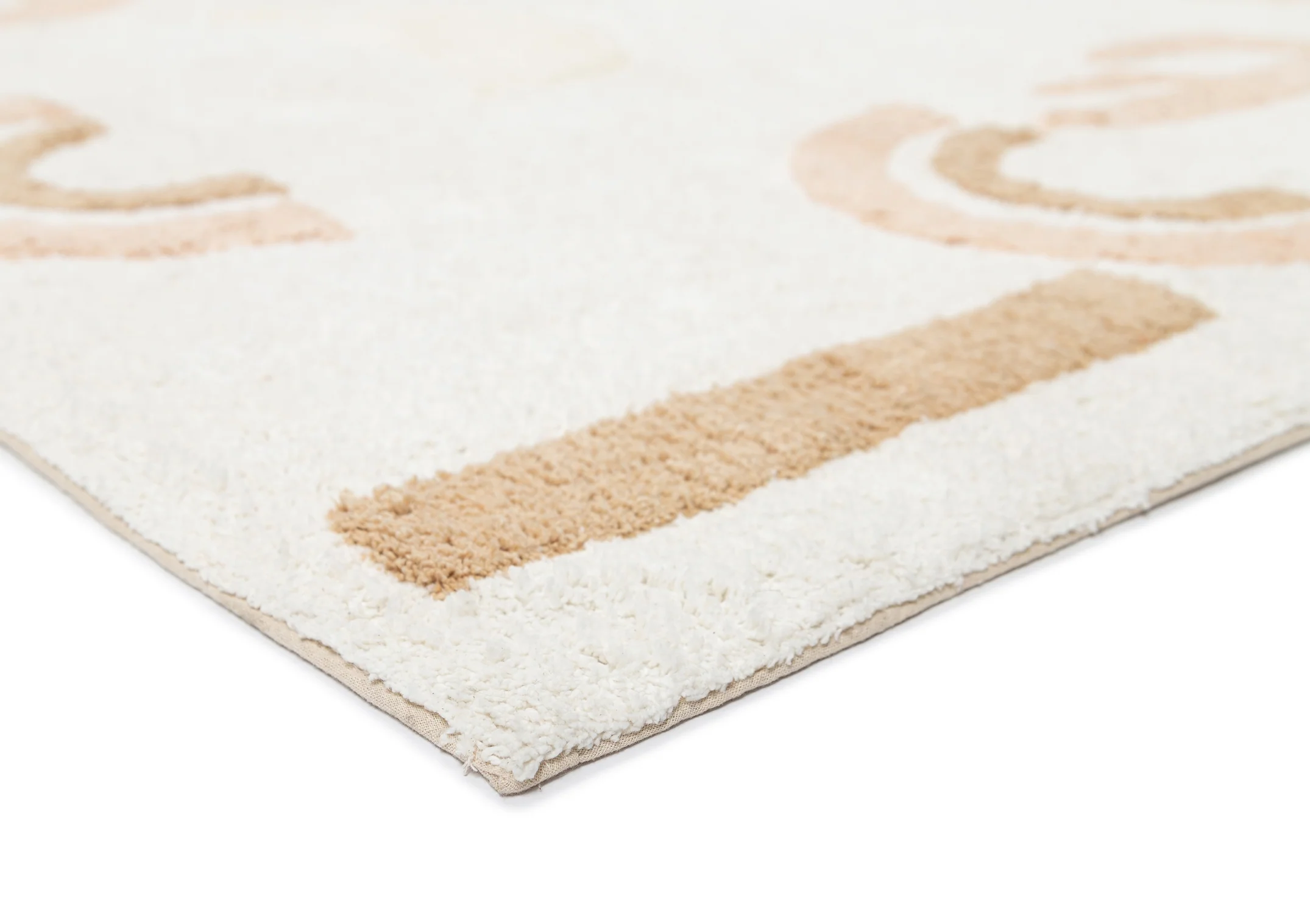 Nikita Peach Brown Desert Cotton Washable Rug - Image 6