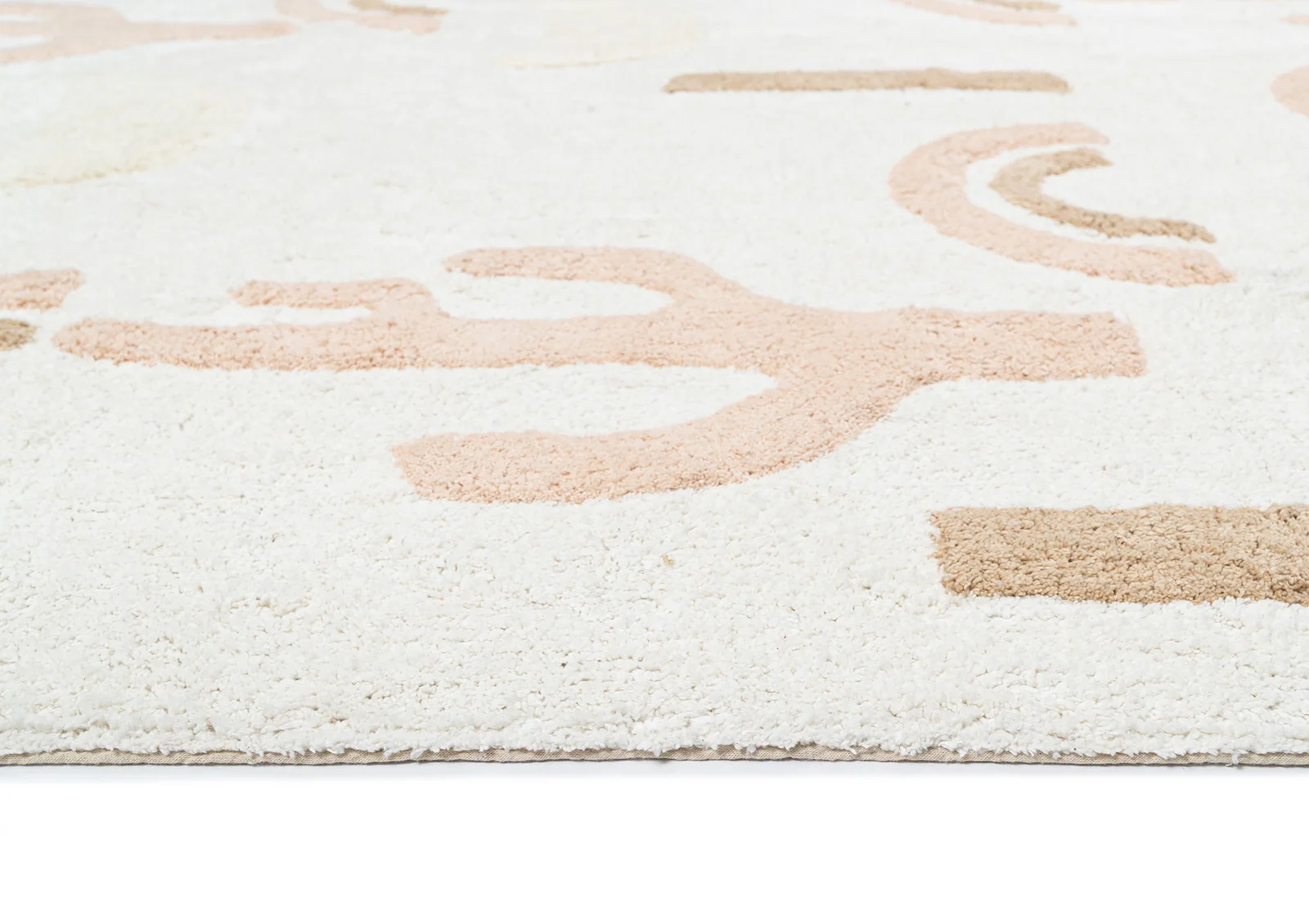 Nikita Peach Brown Desert Cotton Washable Rug - Image 7