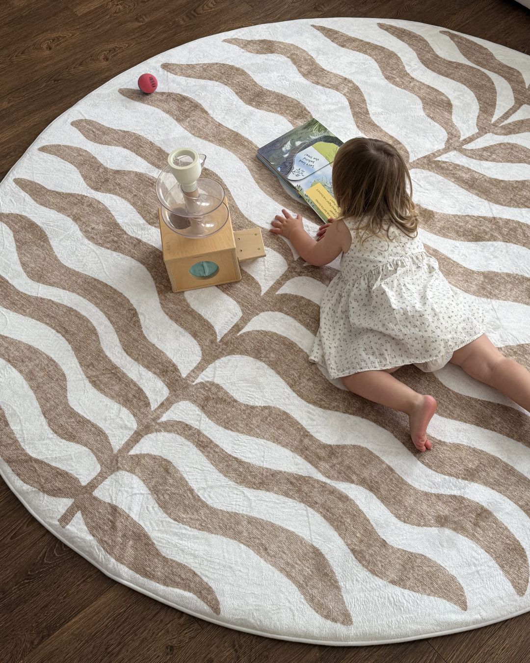 Nix Sand Botanical Rollie Pollie Round Playmat - Image 4